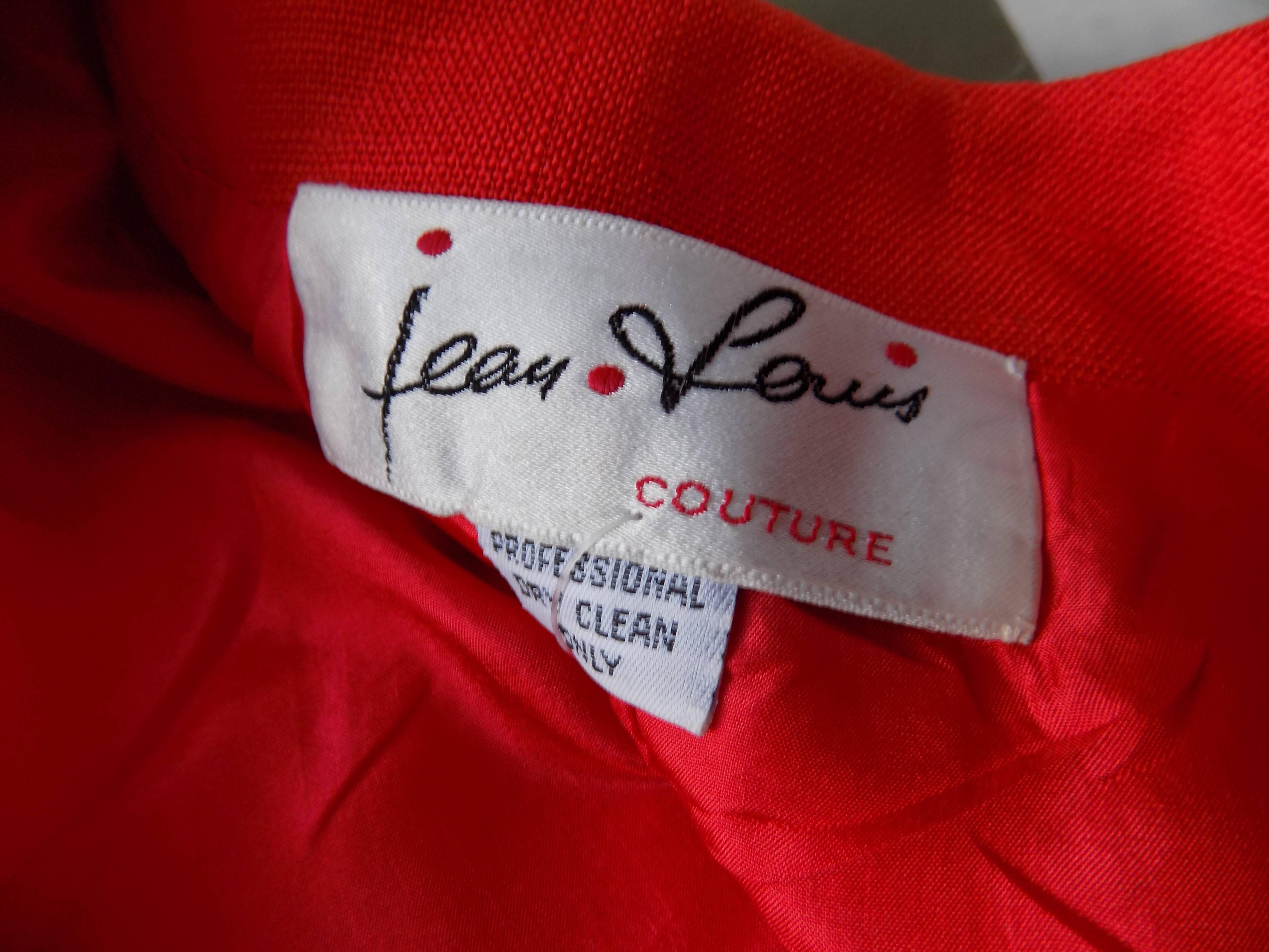 1970s Jean Louis Couture 3pc suit For Sale 3