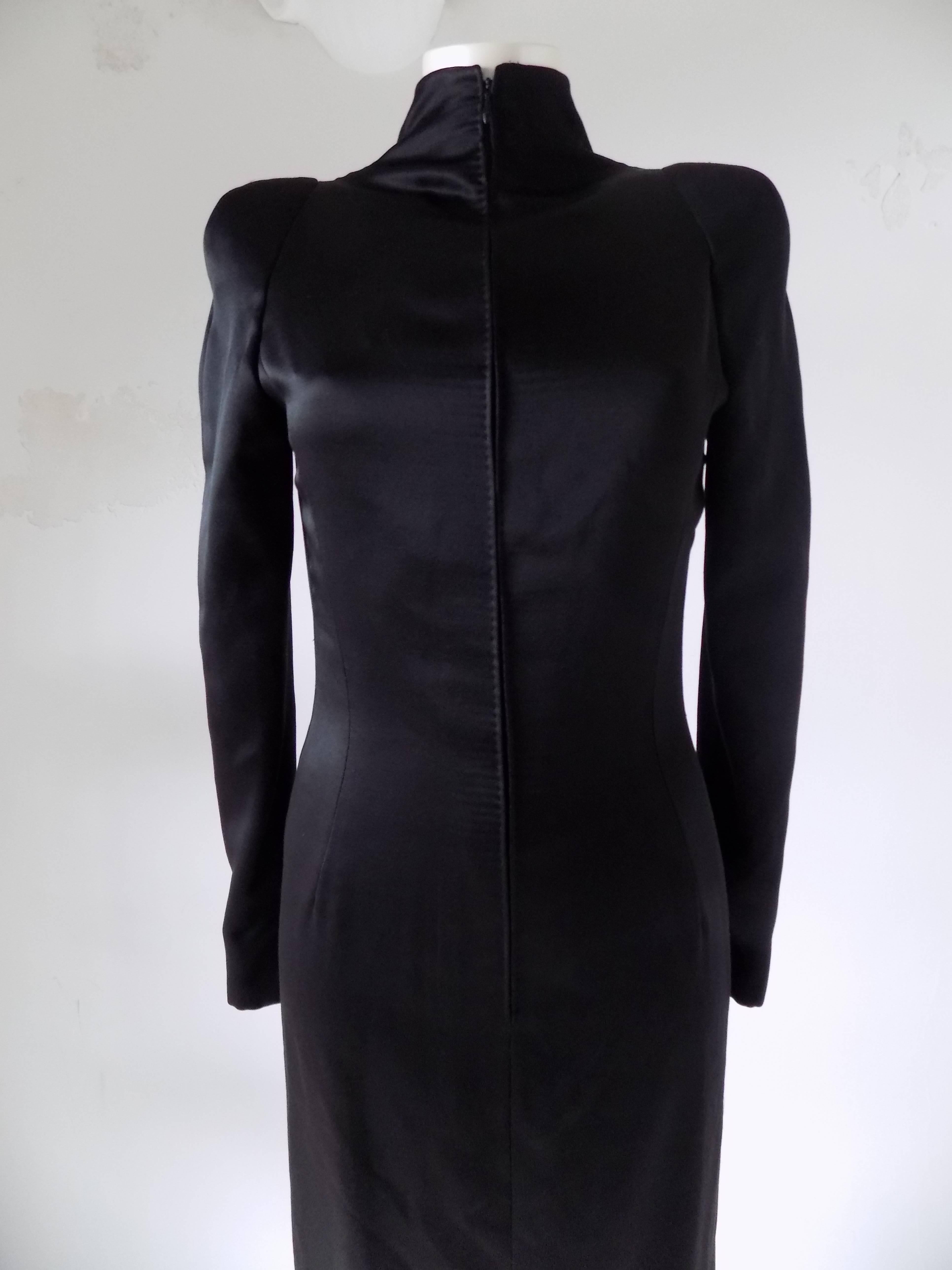 1980s Genny by Gianni Versace long black dress
One of a kind, unique museum piece totally made in italy