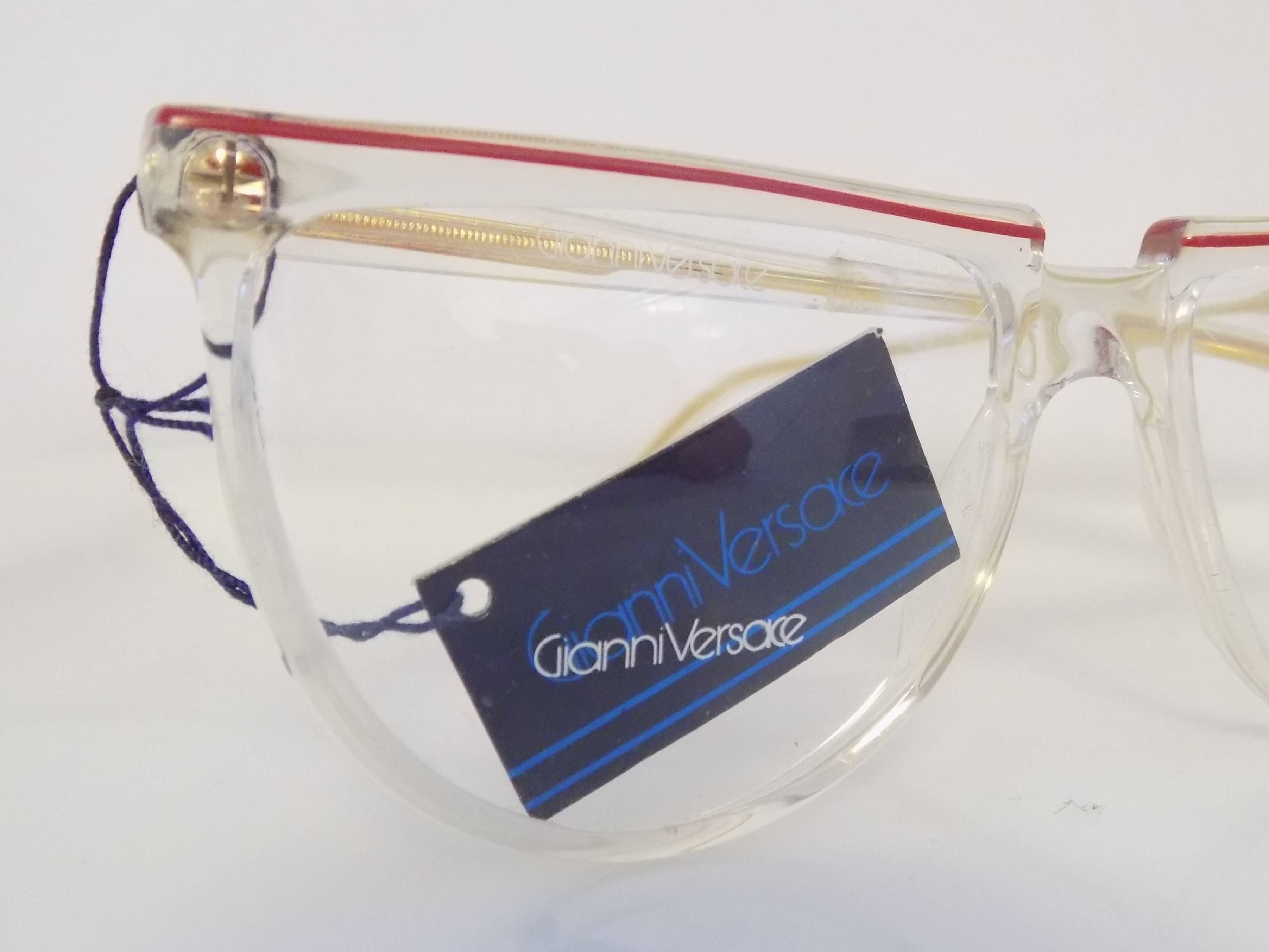 1980s Gianni Versace glasses NWOT In New Condition In Capri, IT