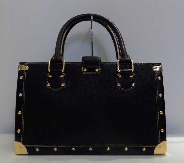 2003s Louis Vuitton Suhali Black Leather Le fabeleux bag at 1stDibs