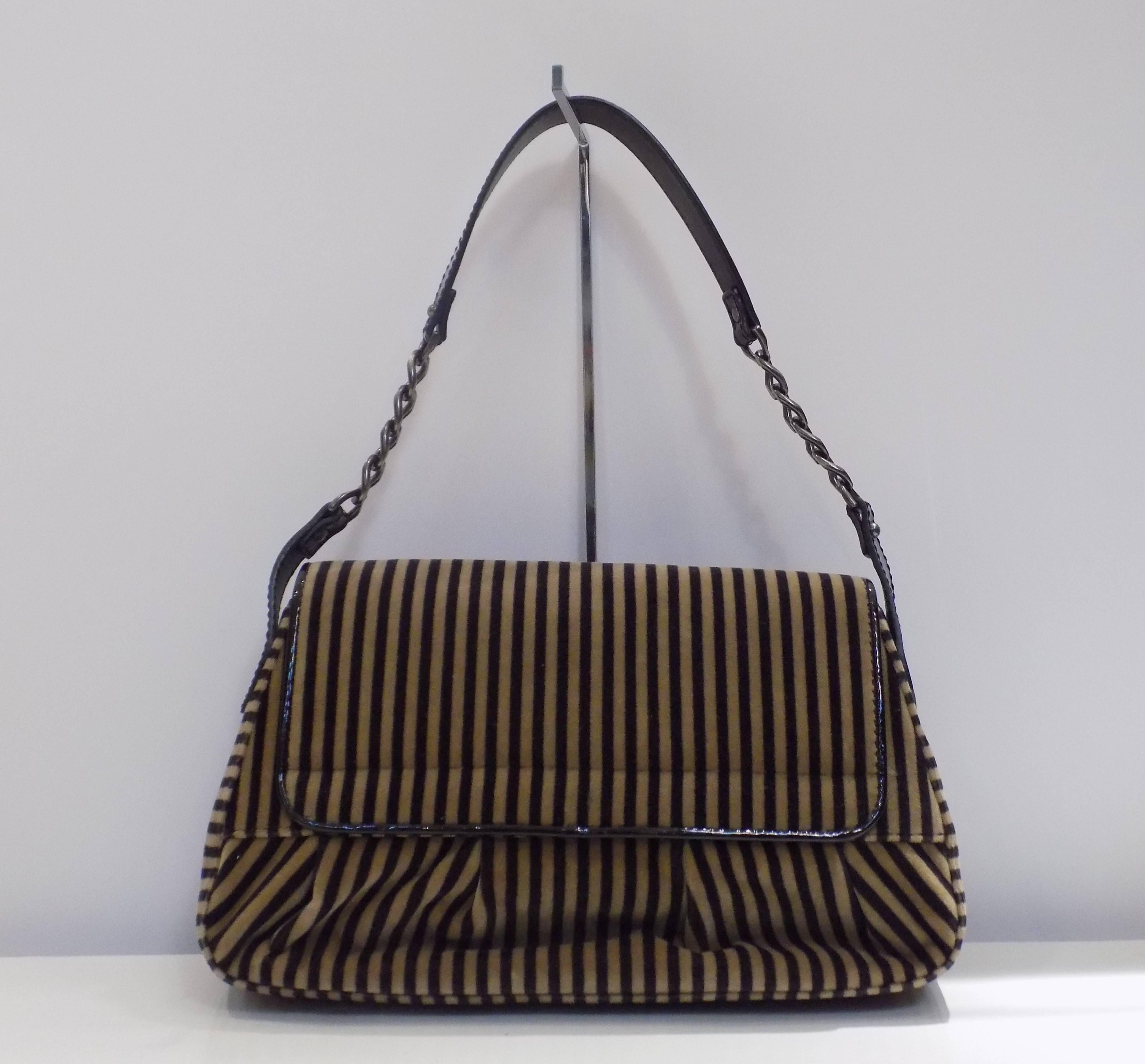 fendi pony hair shoulder bag