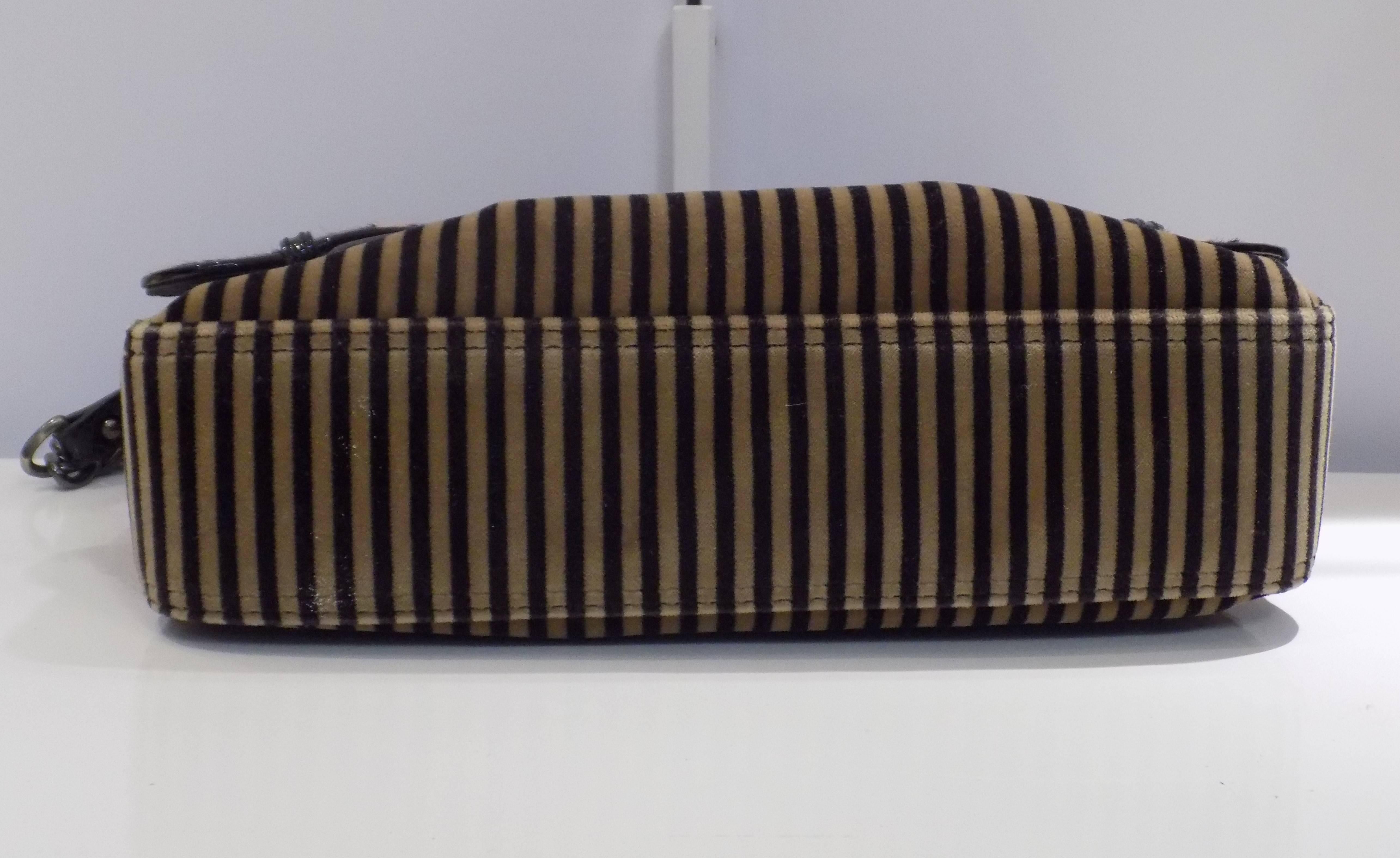 Black 1990s Fendi Pony Hair Bag