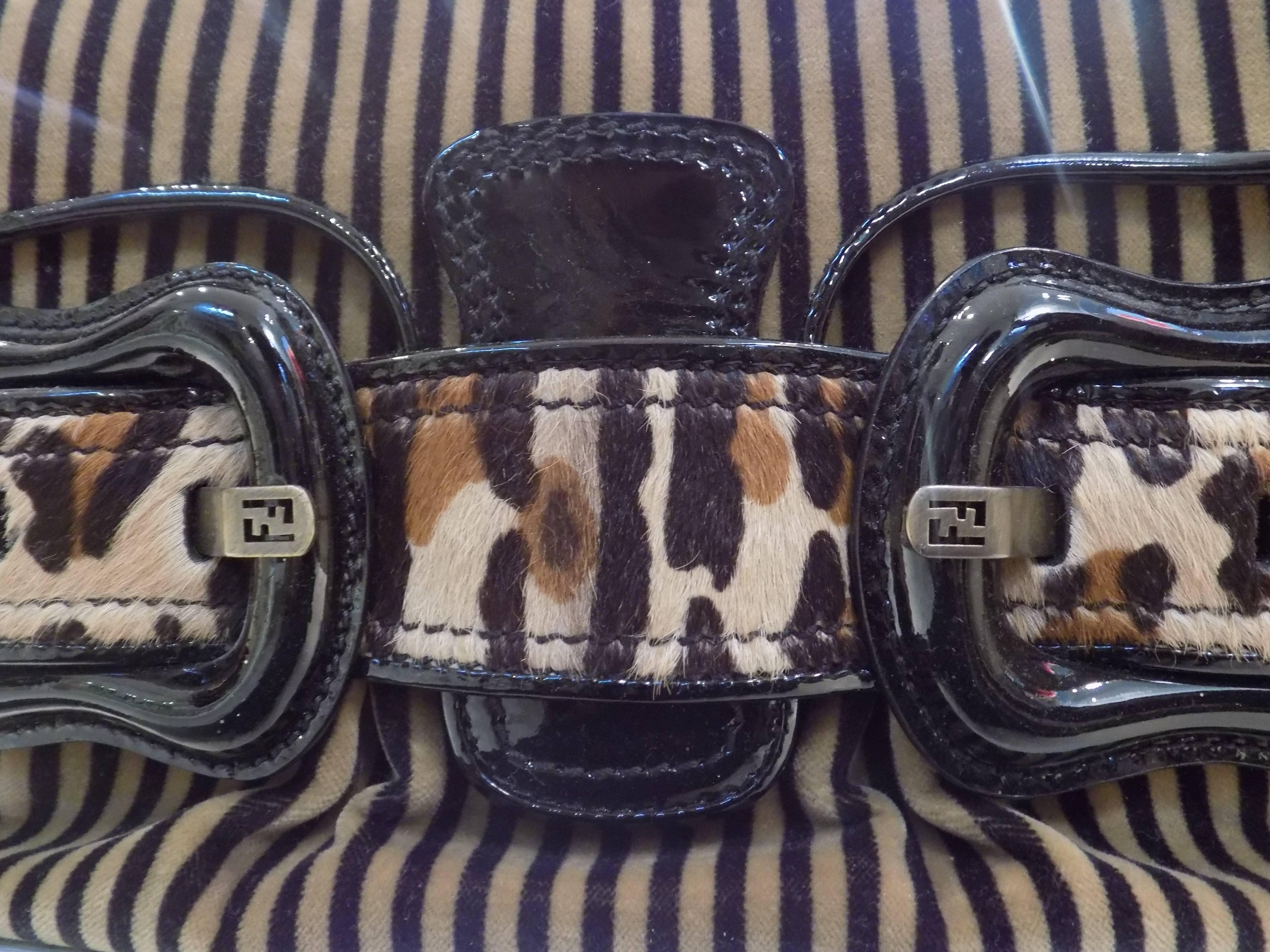 1990s Fendi Pony Hair Bag In New Condition In Capri, IT