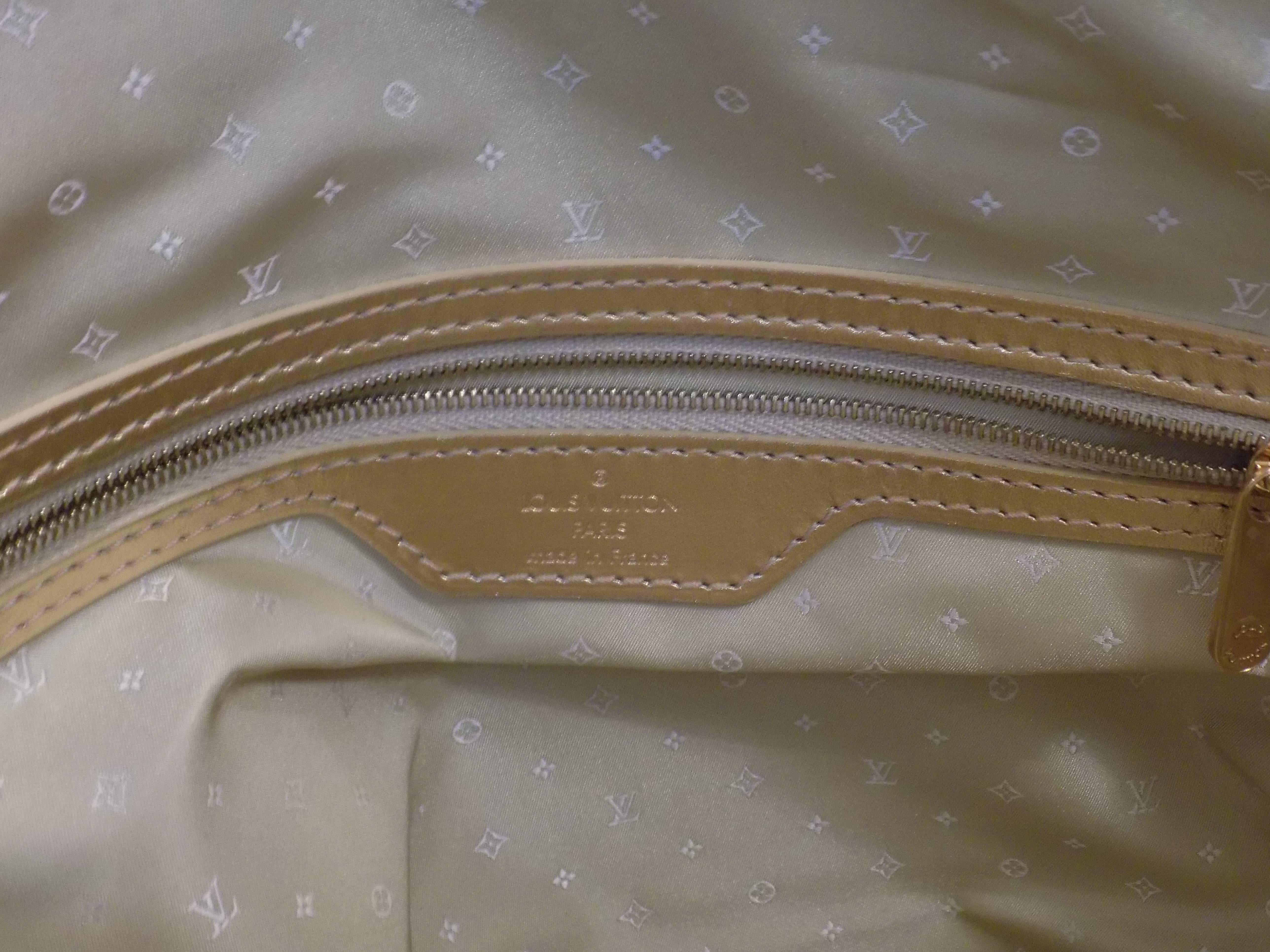 Louis Vuitton Suhali Gold Bag  1