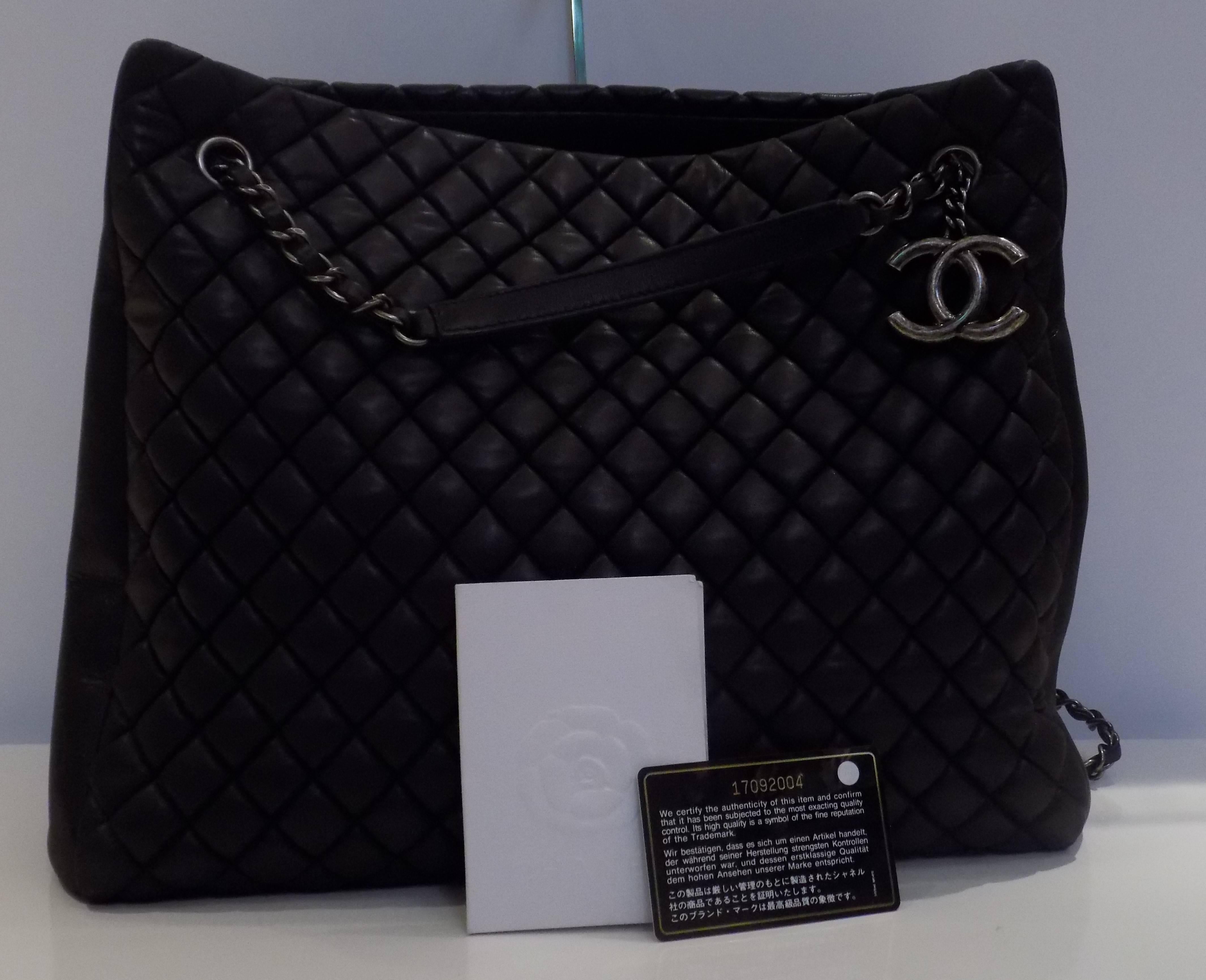 Chanel Iridescent Caviar Black Bag  1