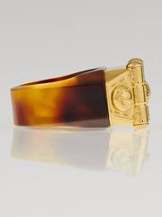 Louis Vuitton Schildpatt Harz Lock me Ring