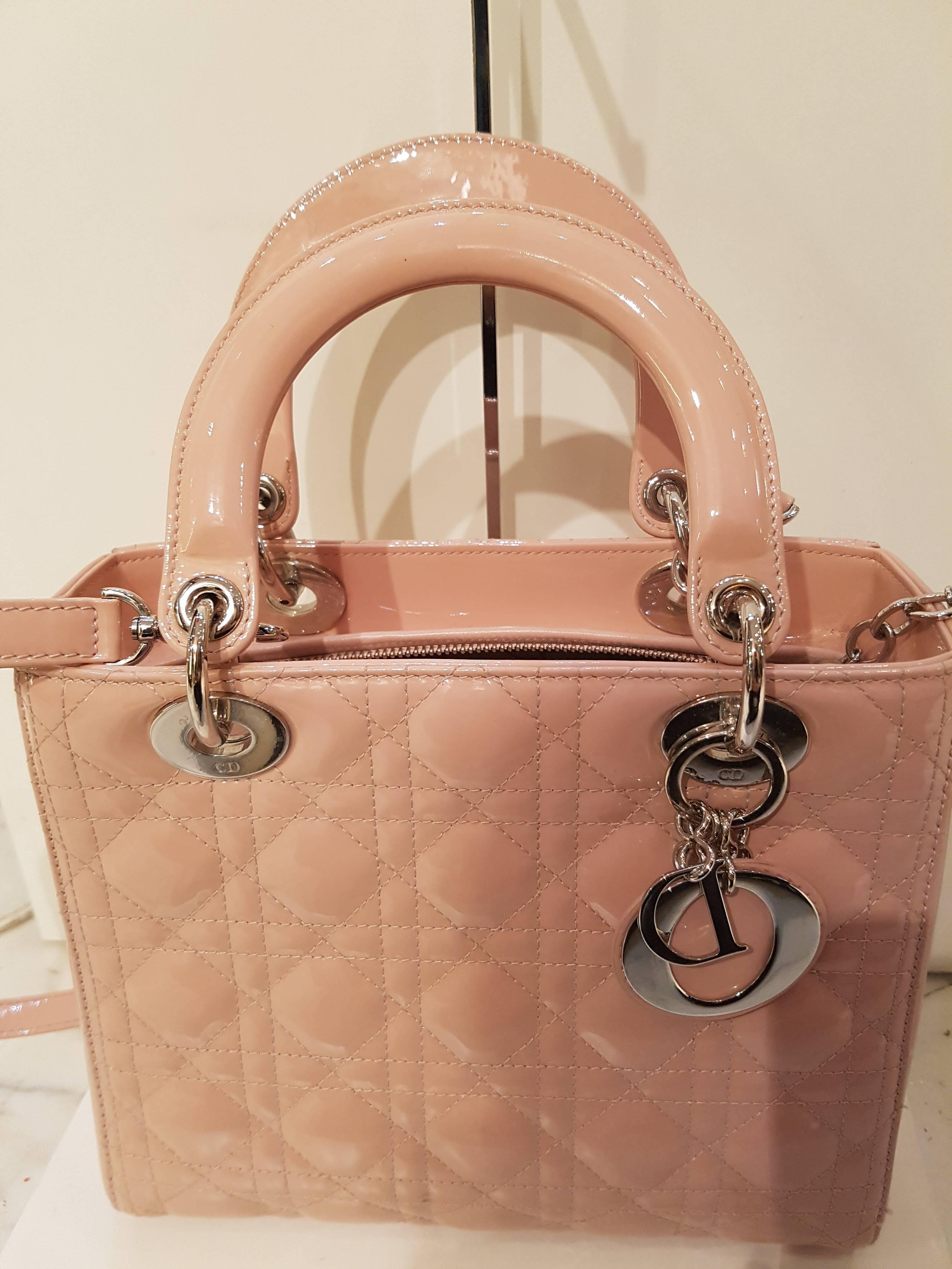 dior mini pink bag