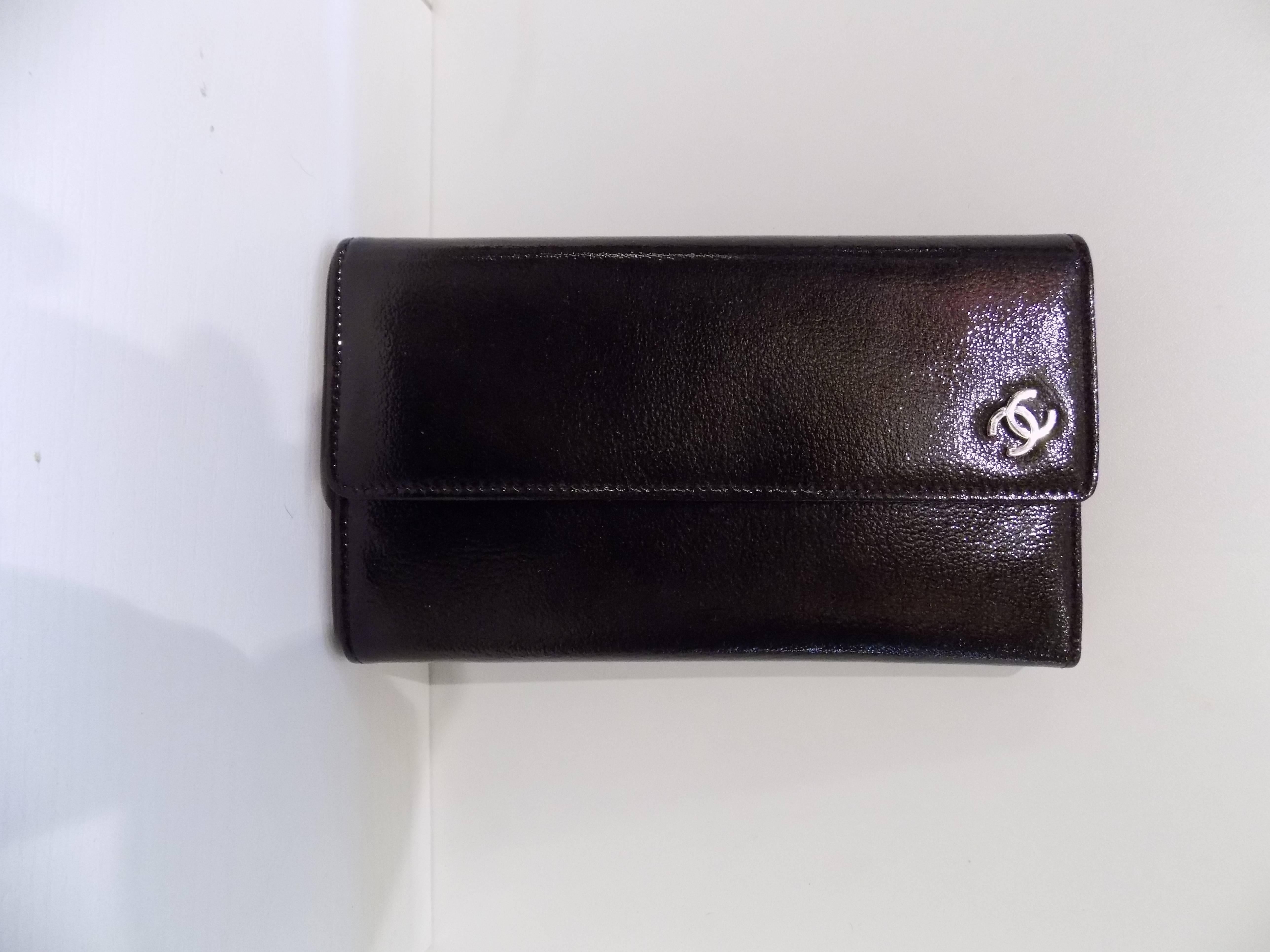 Black Chanel Anthracite Wallet