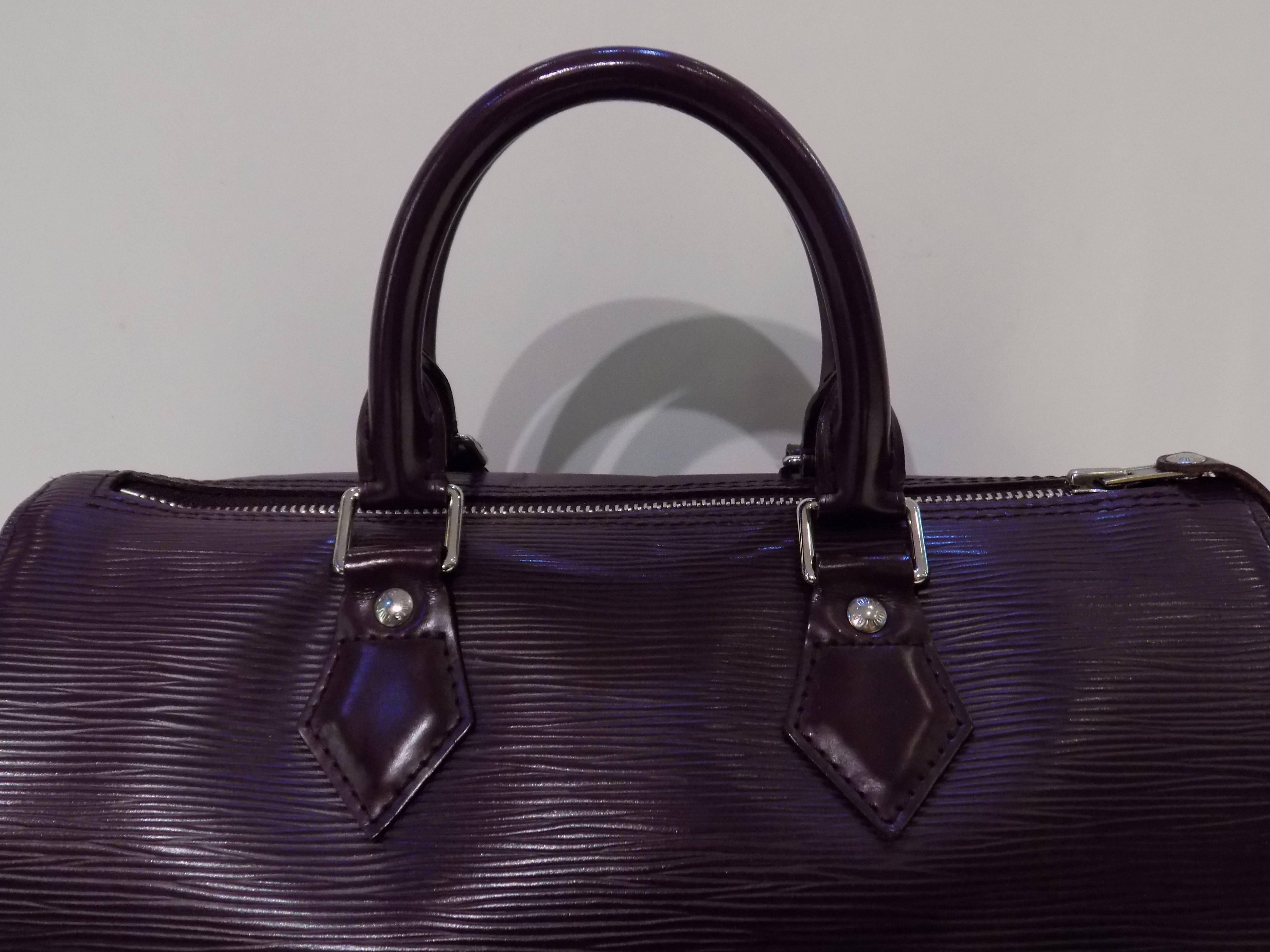 Louis Vuitton Epi Purple Speedy 
