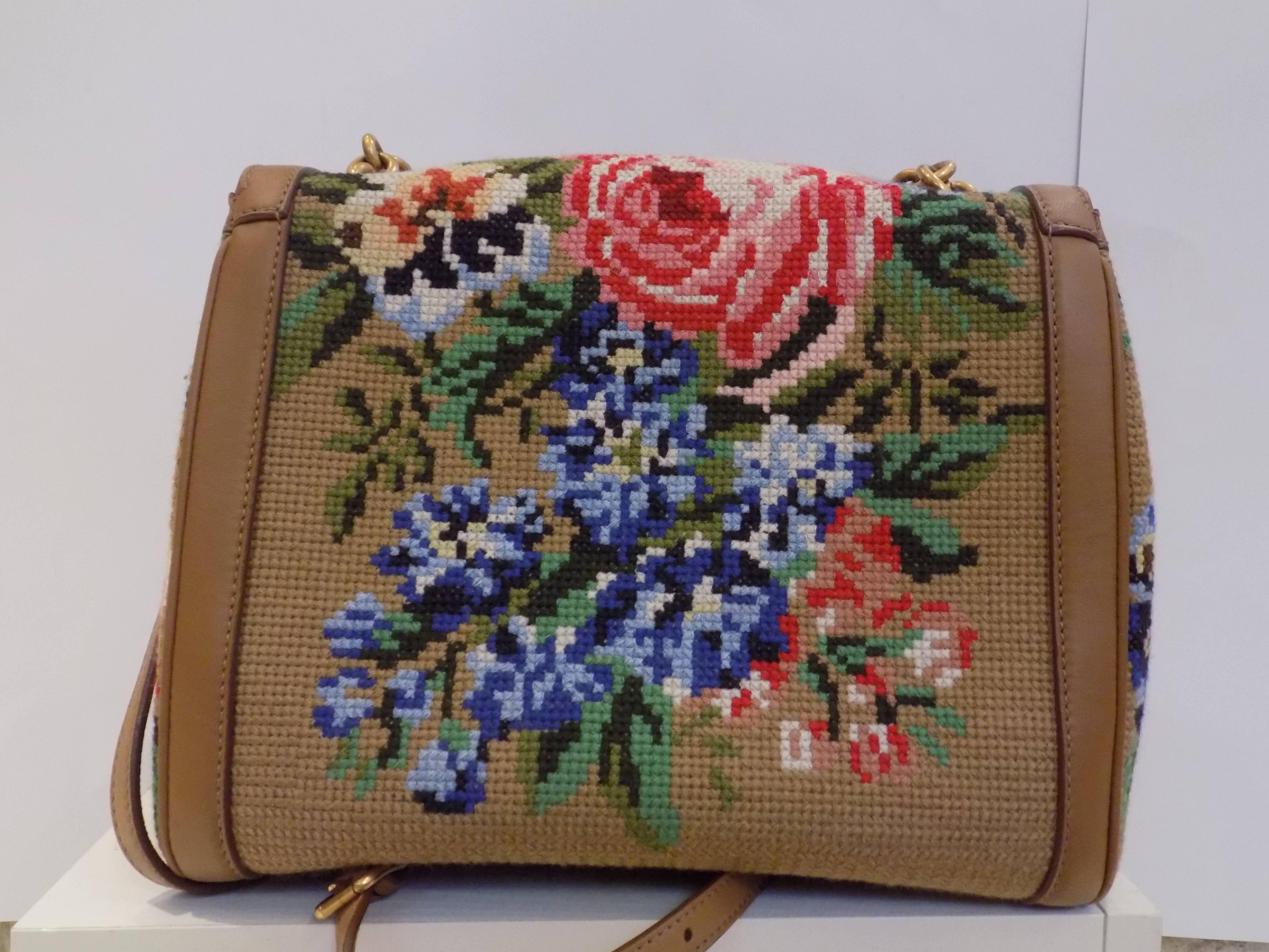 Dolce & Gabbana Needlepoint Bag In New Condition In Capri, IT