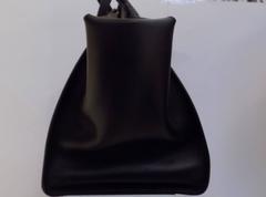 Celine Tie Black Leather Bag