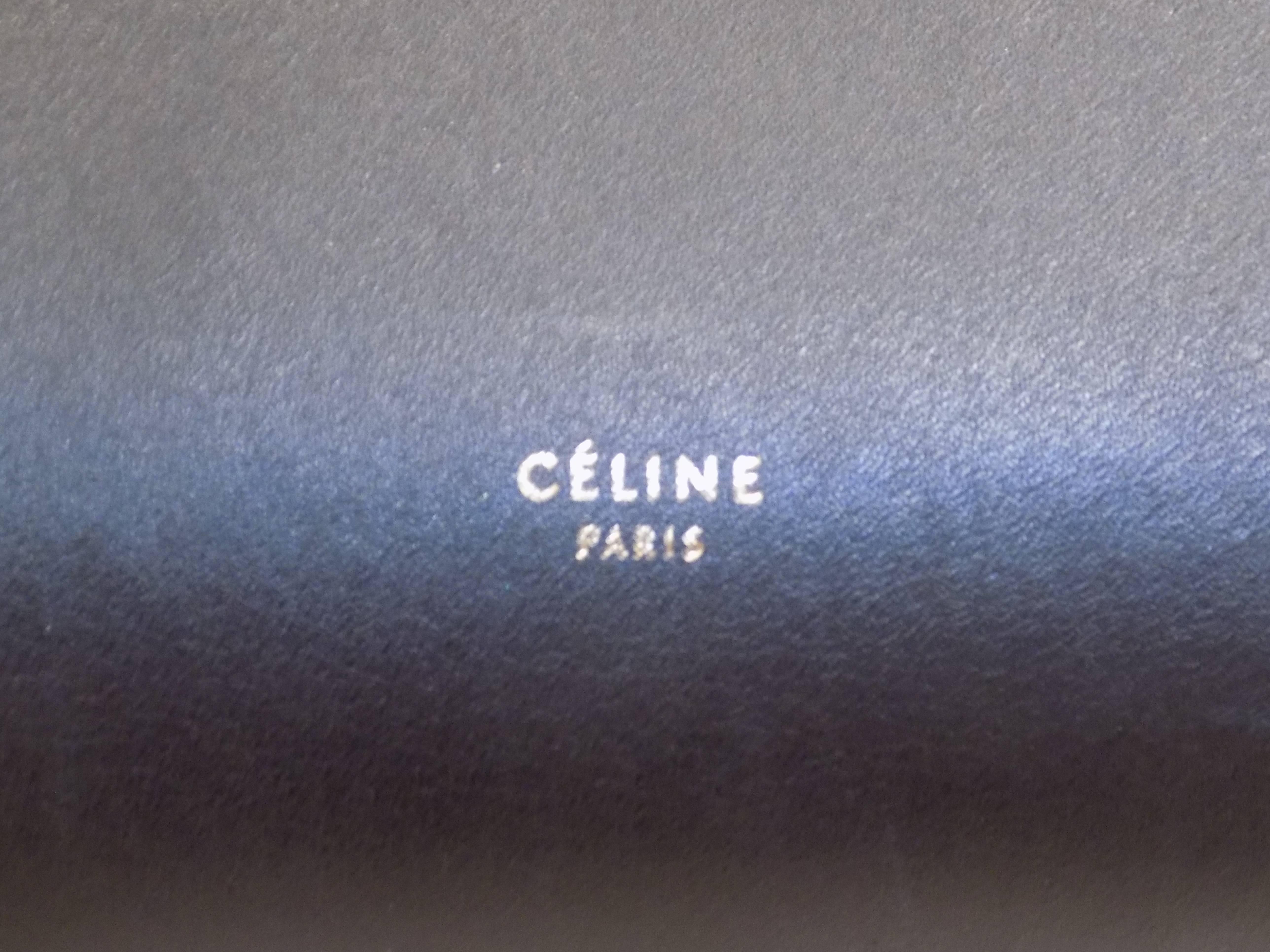 Celine Tie Black Leather Bag 1