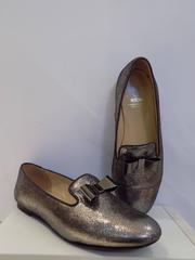 Moschino Vintage Women's Glitter Loafer Shoes, Italy, 21st Century