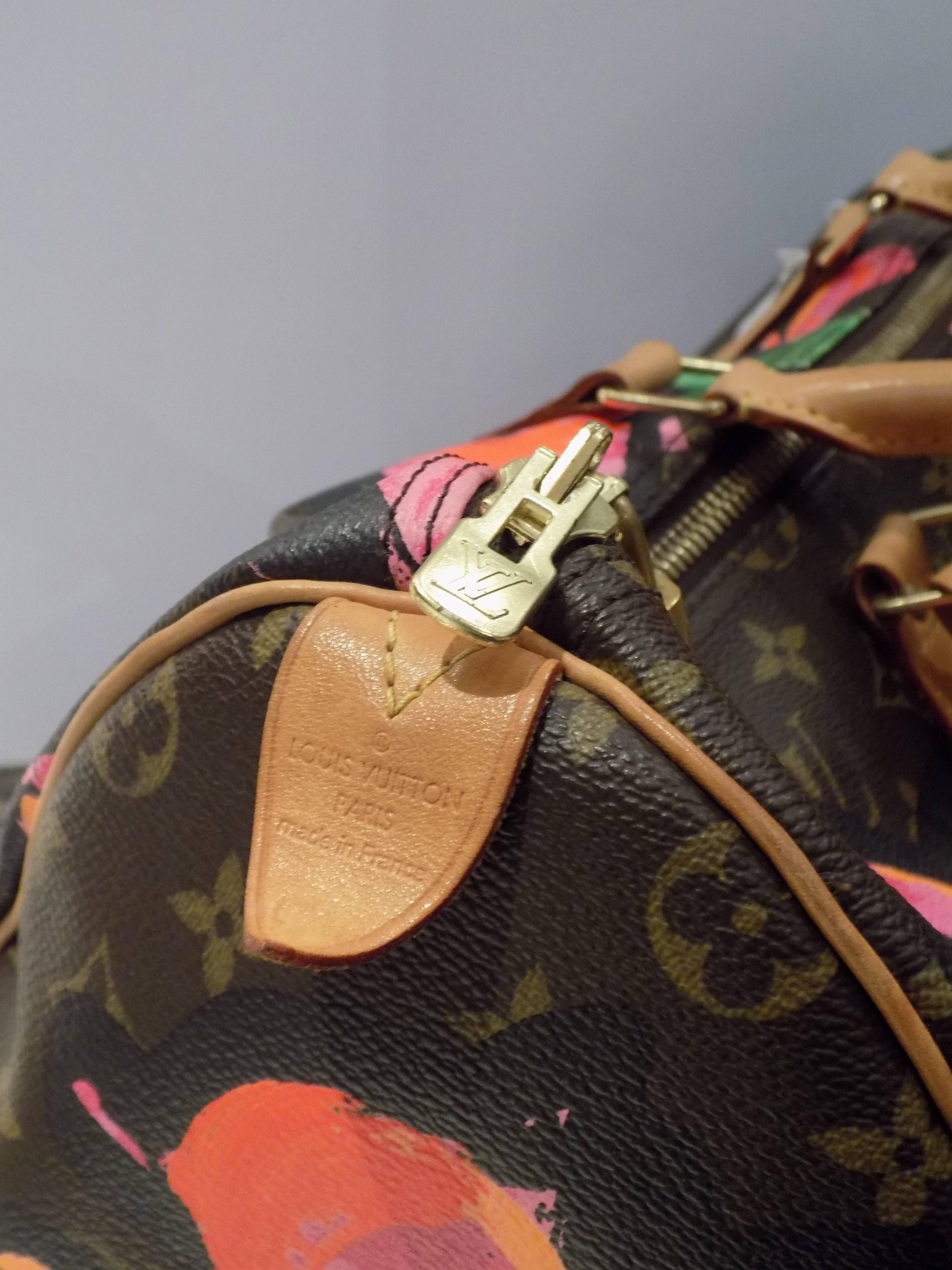 Louis Vuitton Stephen Sprouse Roses Keepall 50 In Excellent Condition In Capri, IT
