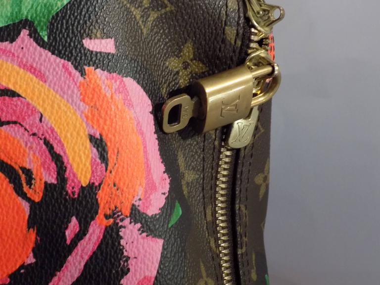 Louis Vuitton Stephen Sprouse x Monogram Roses Keepall 50 Limited Edition