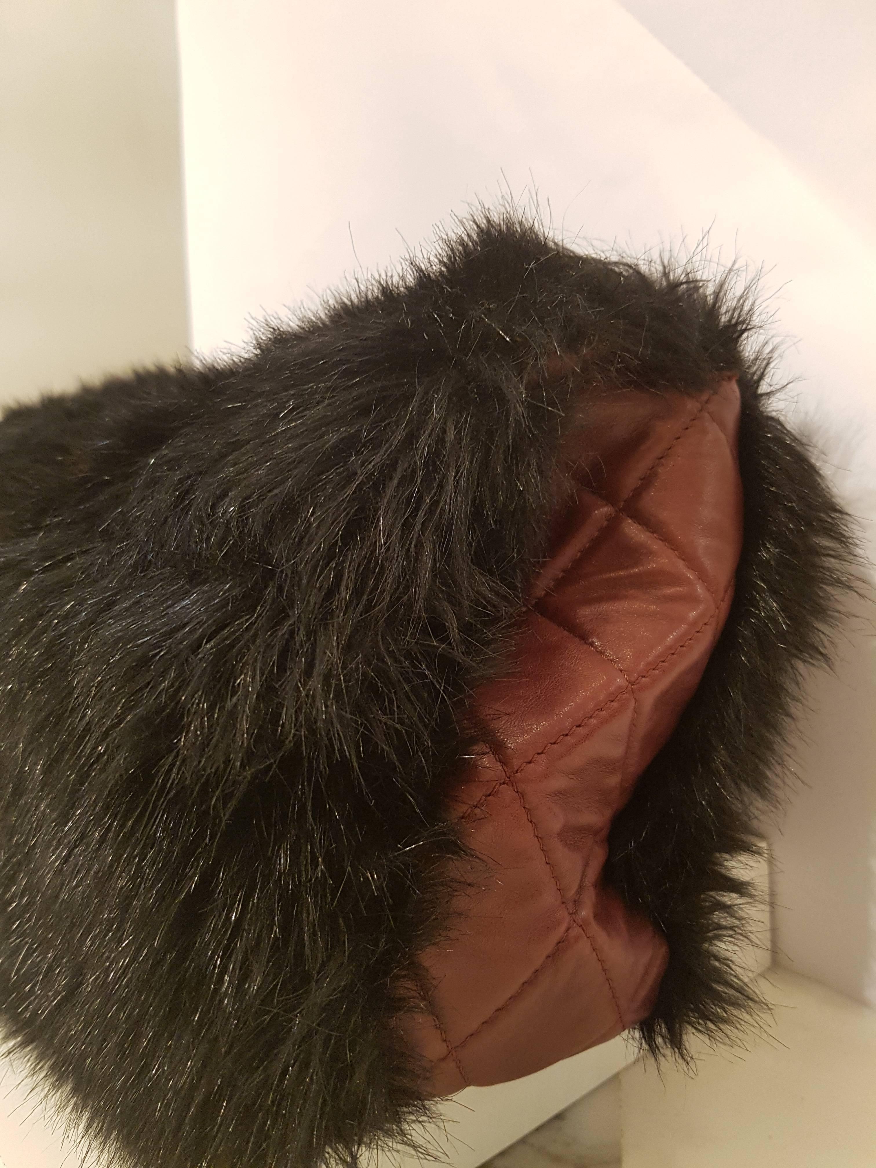 Chanel Fantasy eco fur bag  In Excellent Condition In Capri, IT