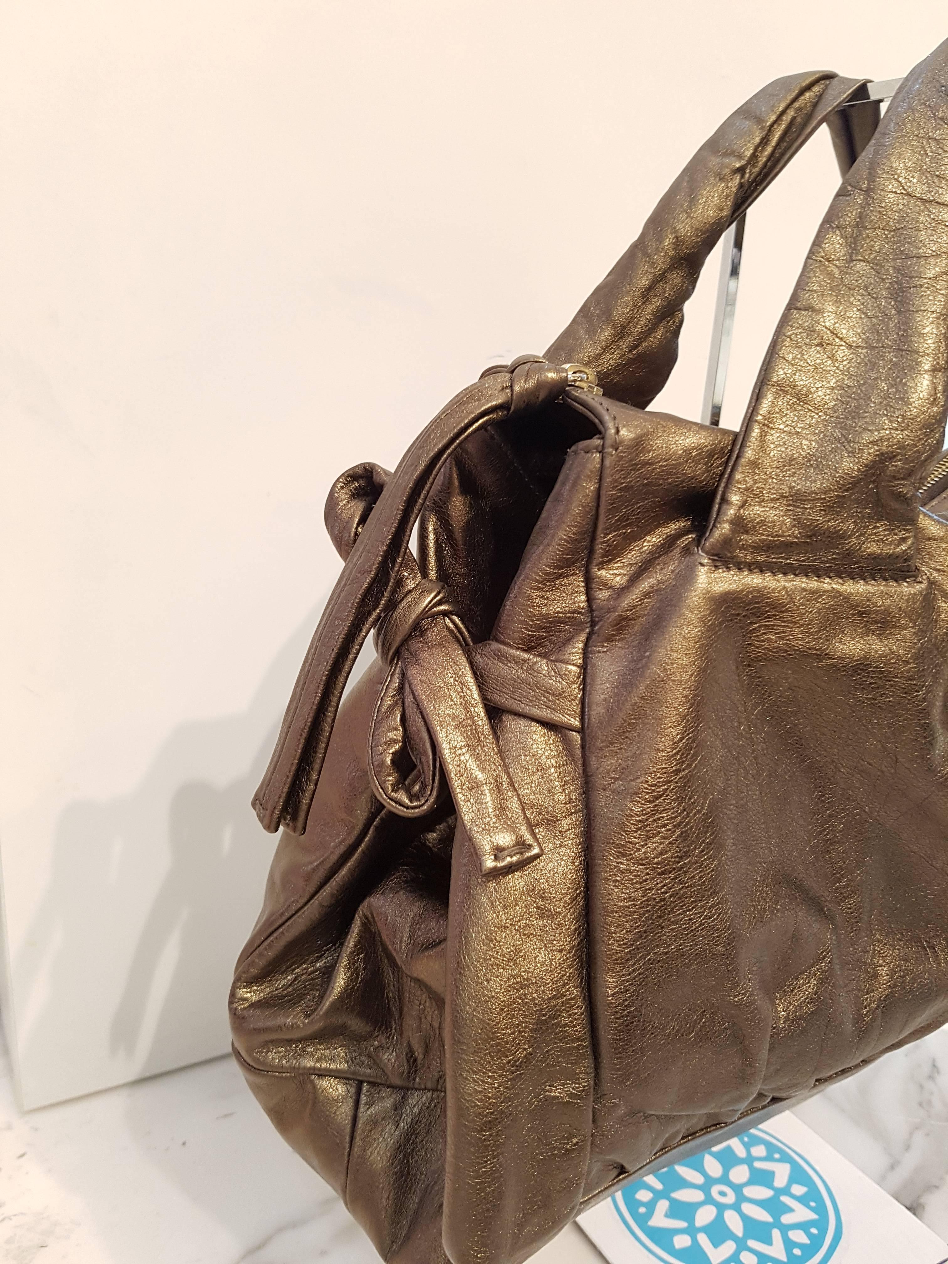 Brown Gucci Bronze Shoulder Bag