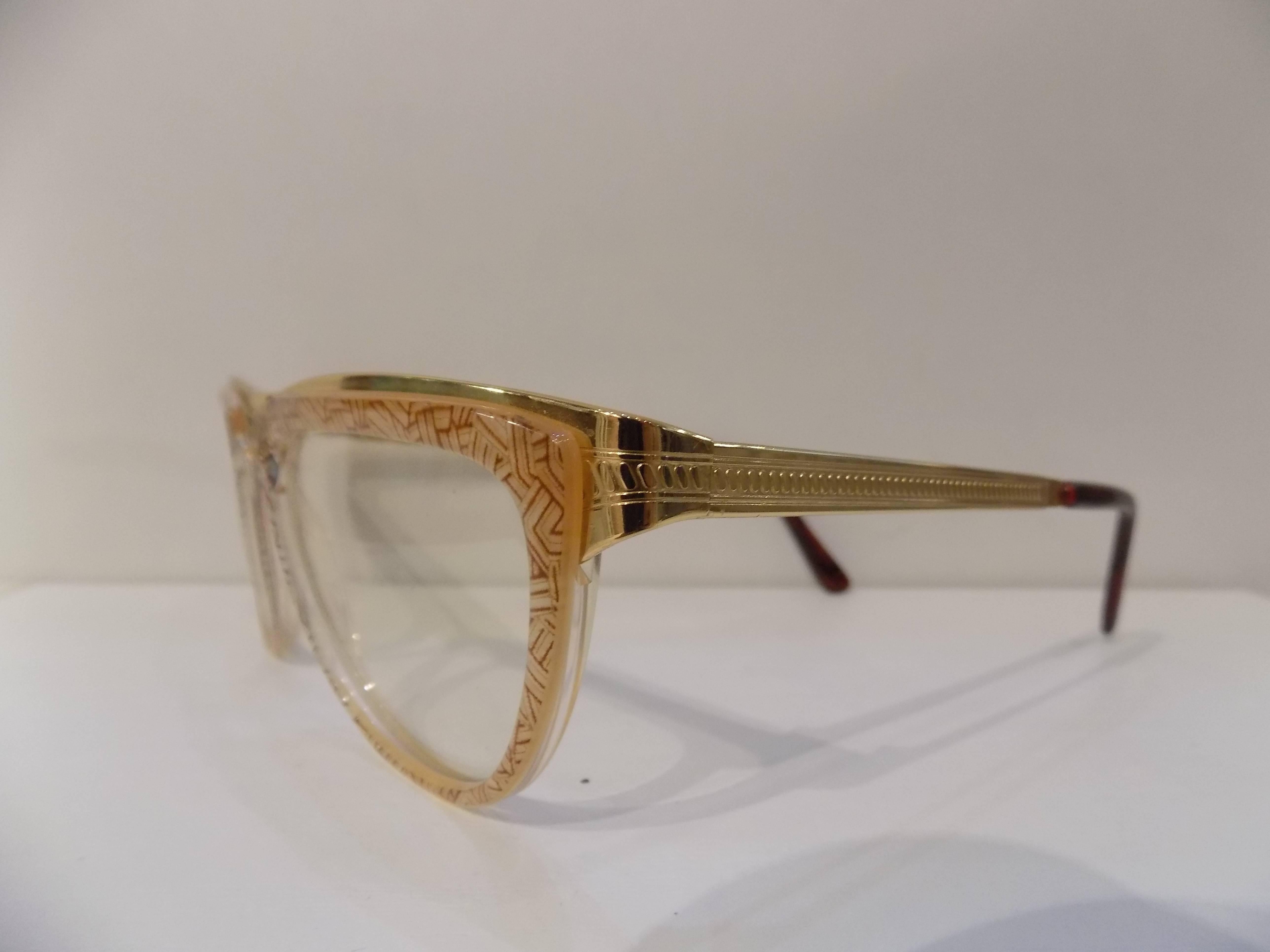 Brown 1980s Vintage frame - glasses For Sale