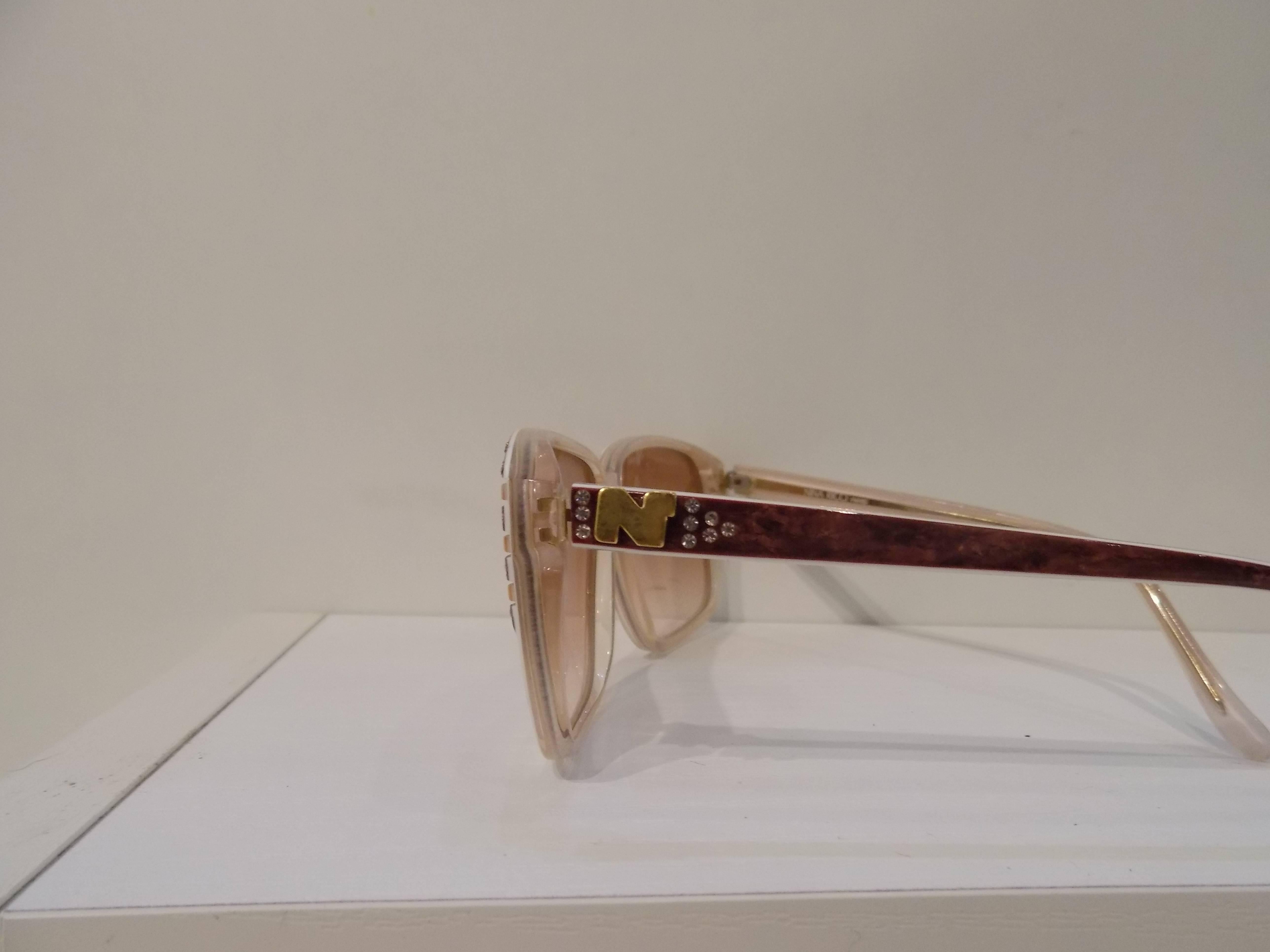 1980s Nina Ricci Sunglasses In New Condition For Sale In Capri, IT