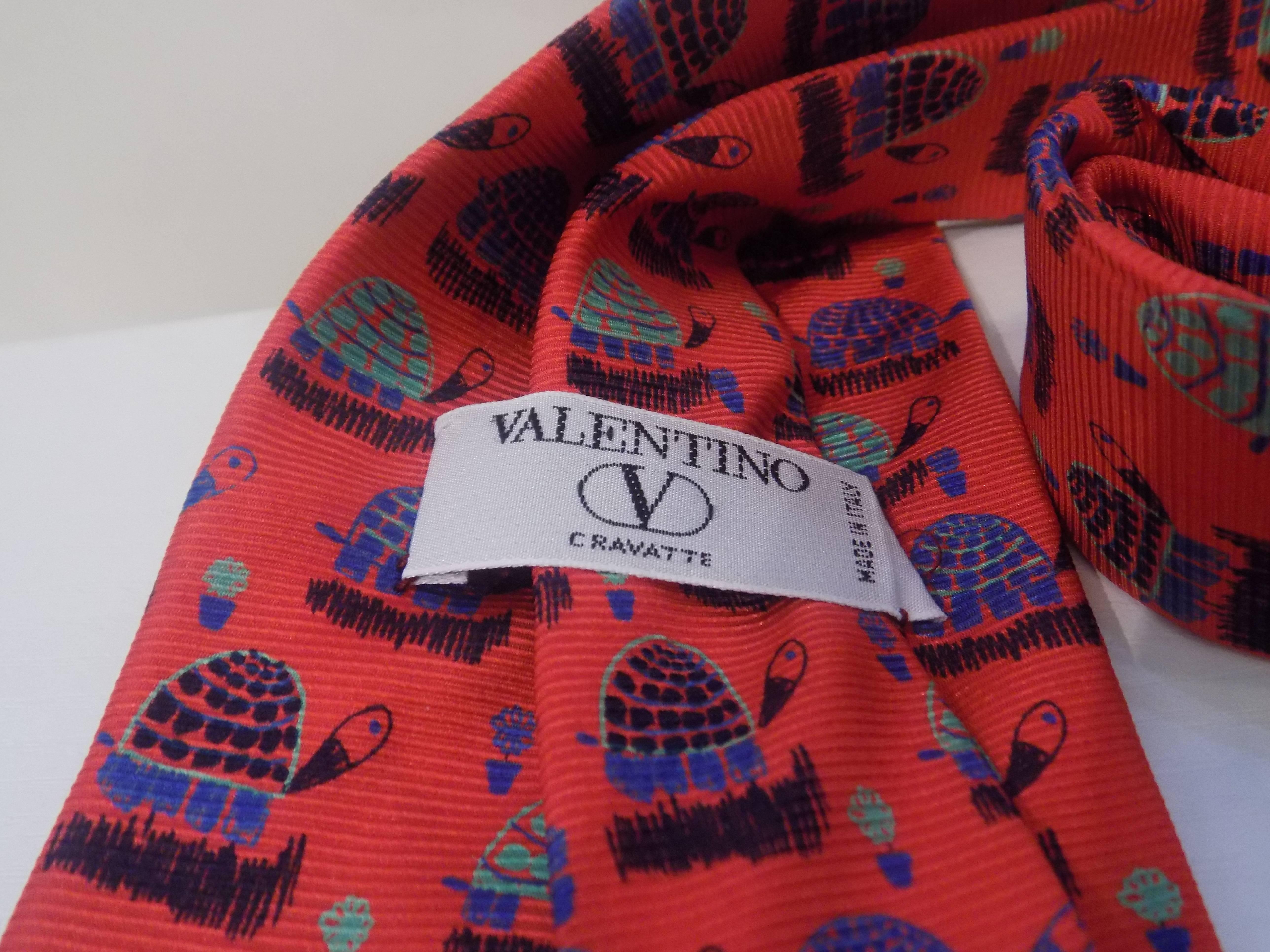 Valentino Red Tie 1