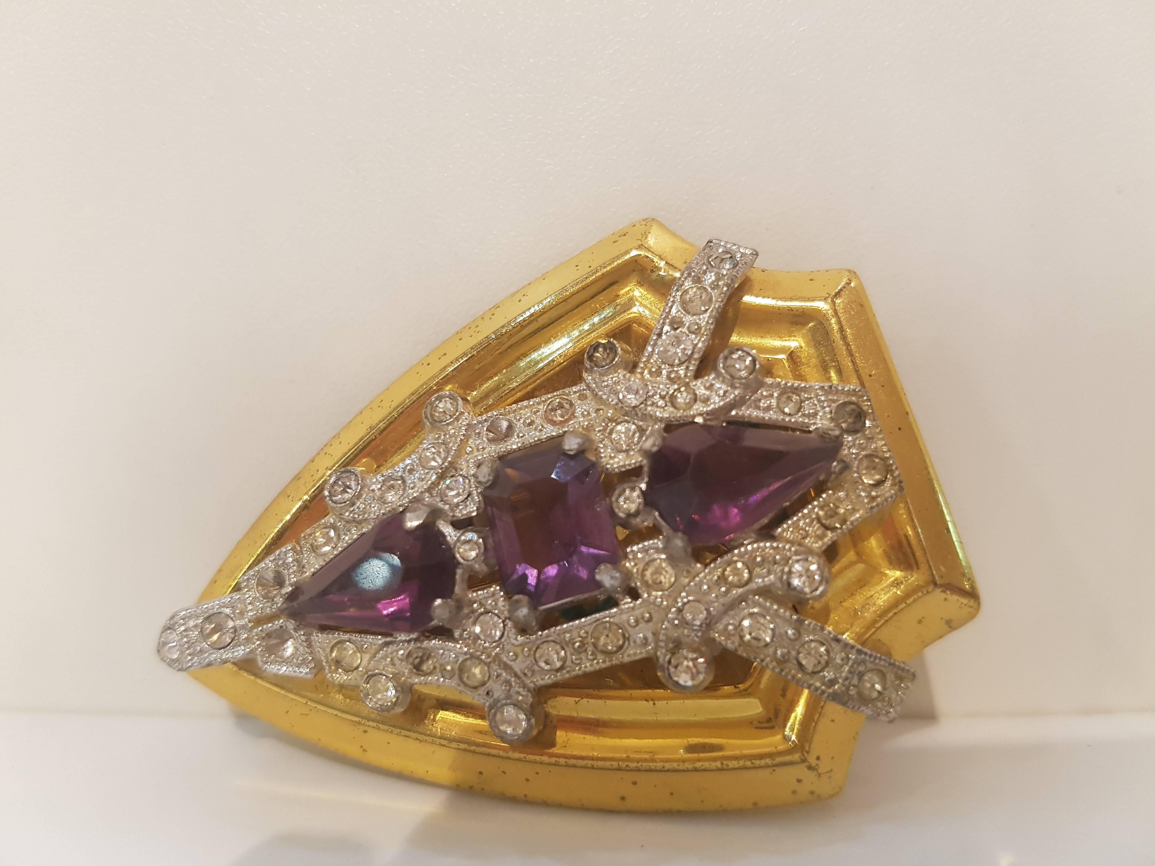 1980s McClelland Barclay Brooch In Excellent Condition In Capri, IT