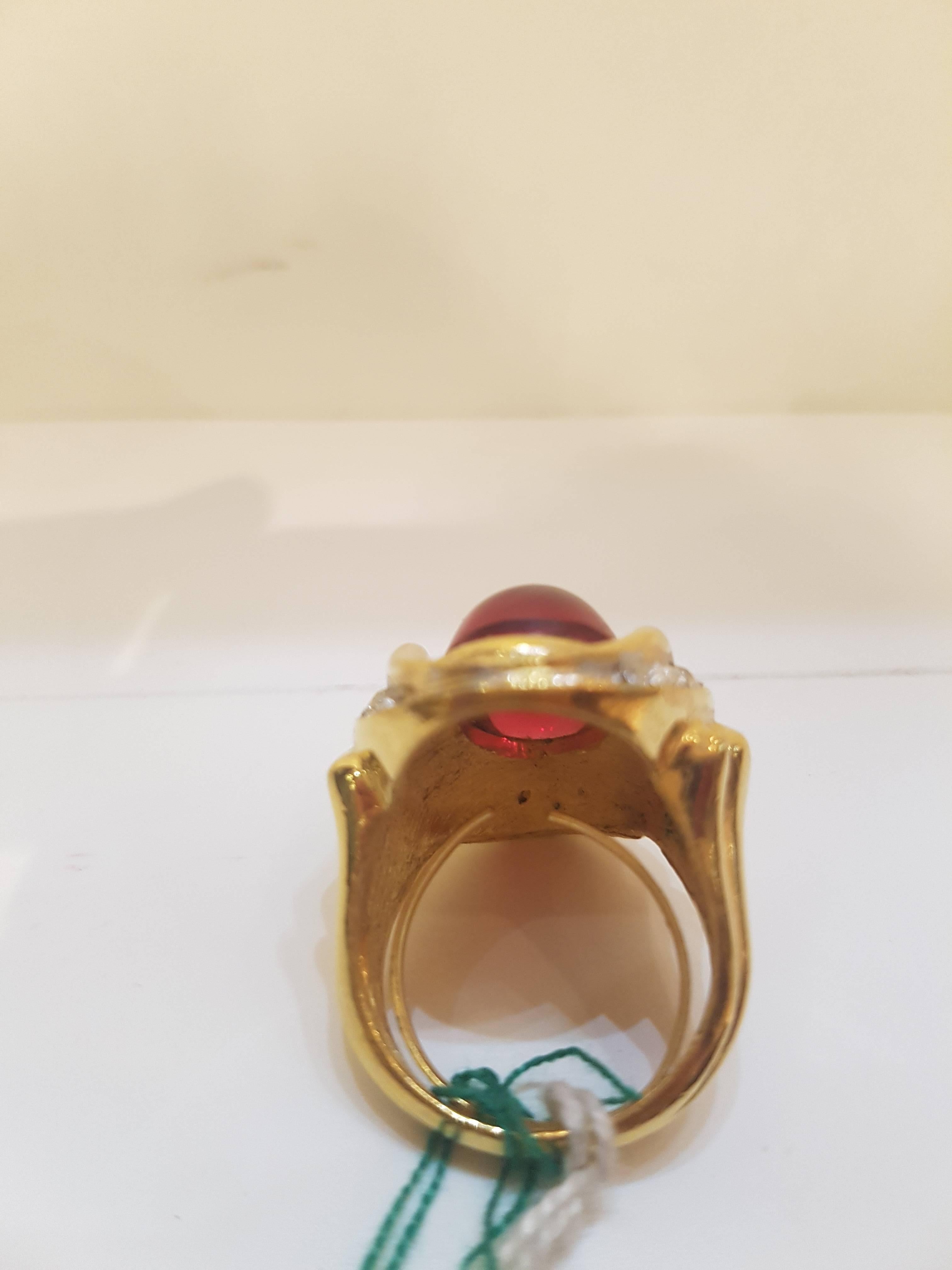 Women's 1980s Trifari ring