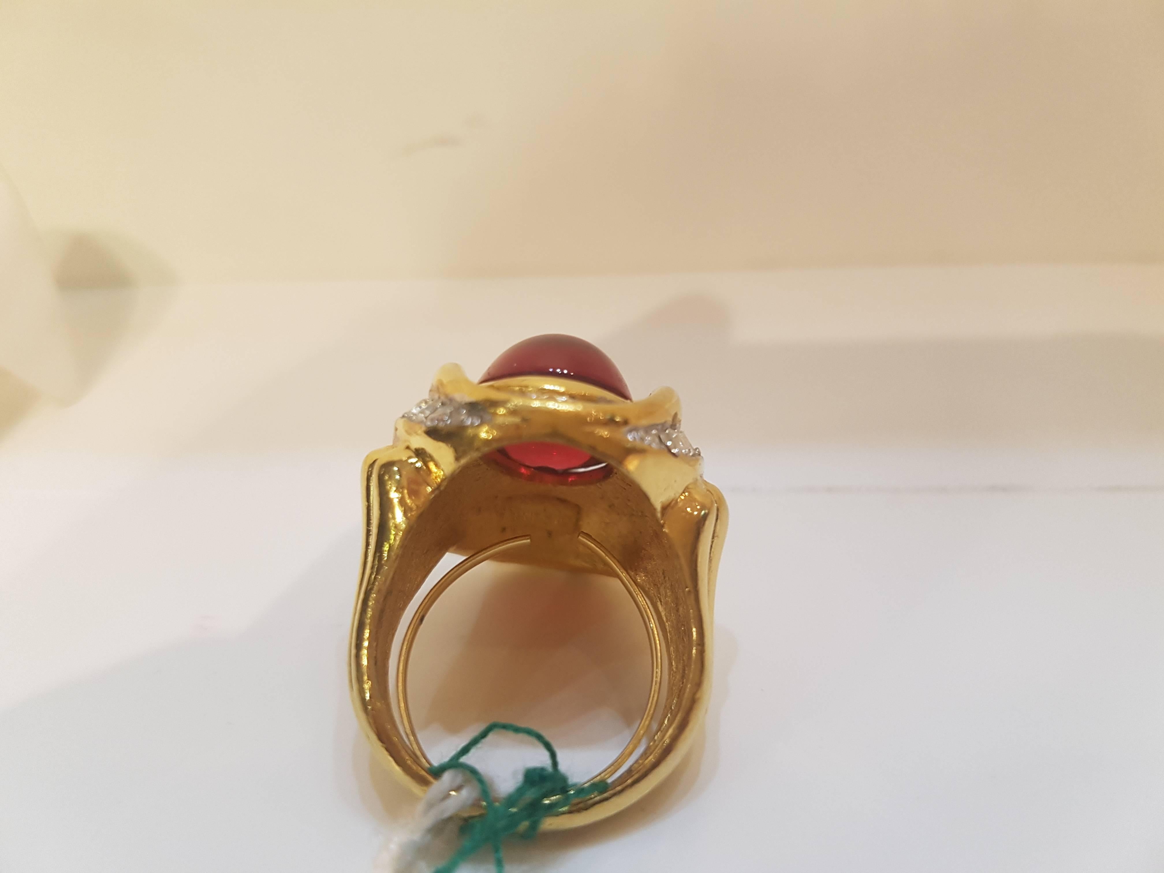 1980s Trifari ring In New Condition In Capri, IT