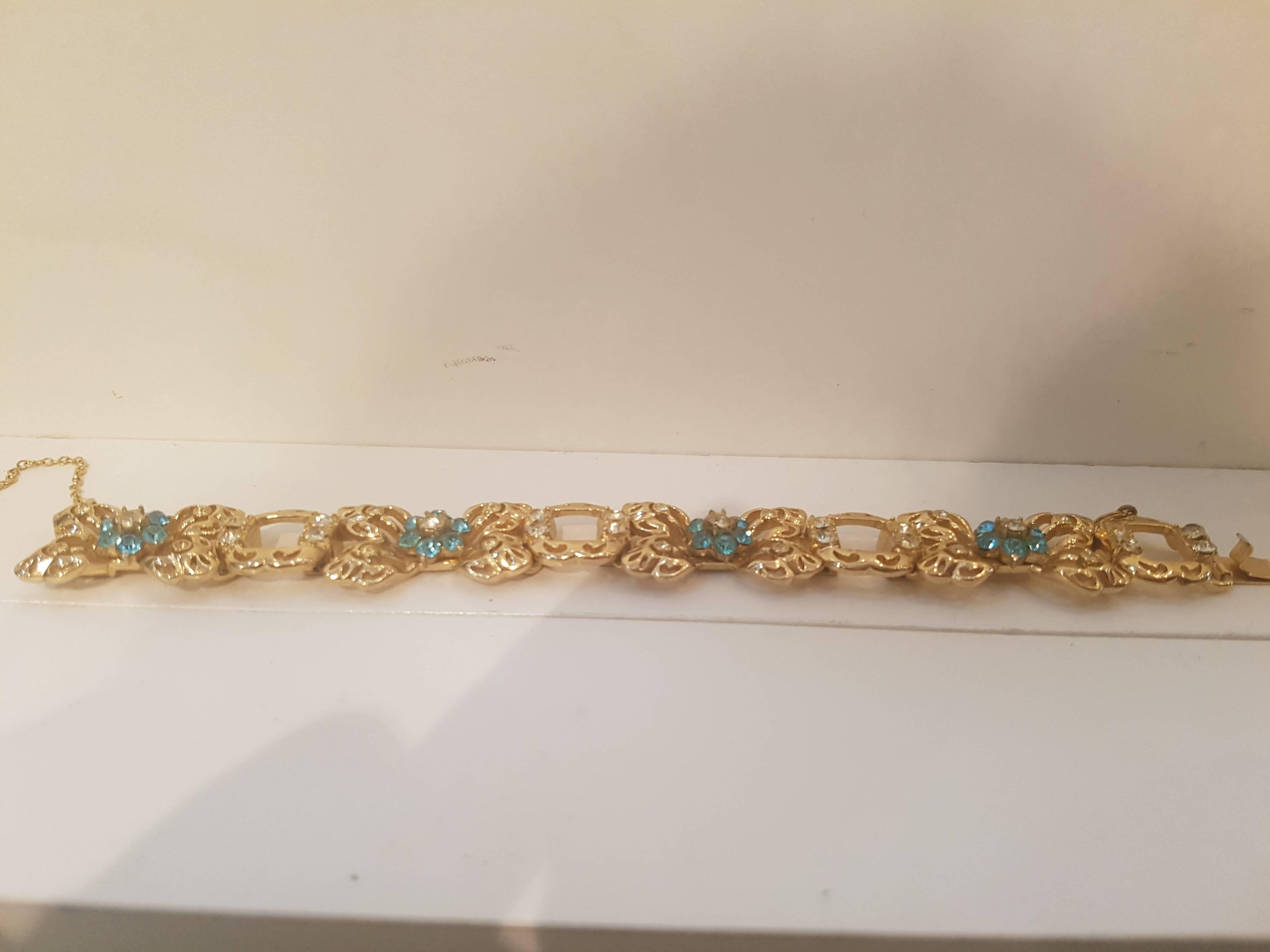 Women's 1980s Coro gold tone bracelet