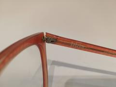 Krizia vintage red frame glasses