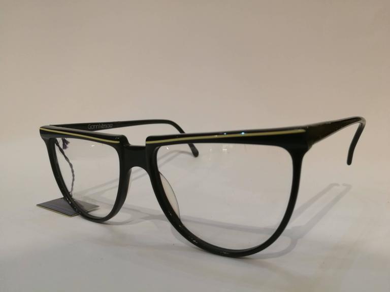 Gianni Versace black frame glasses For Sale at 1stdibs