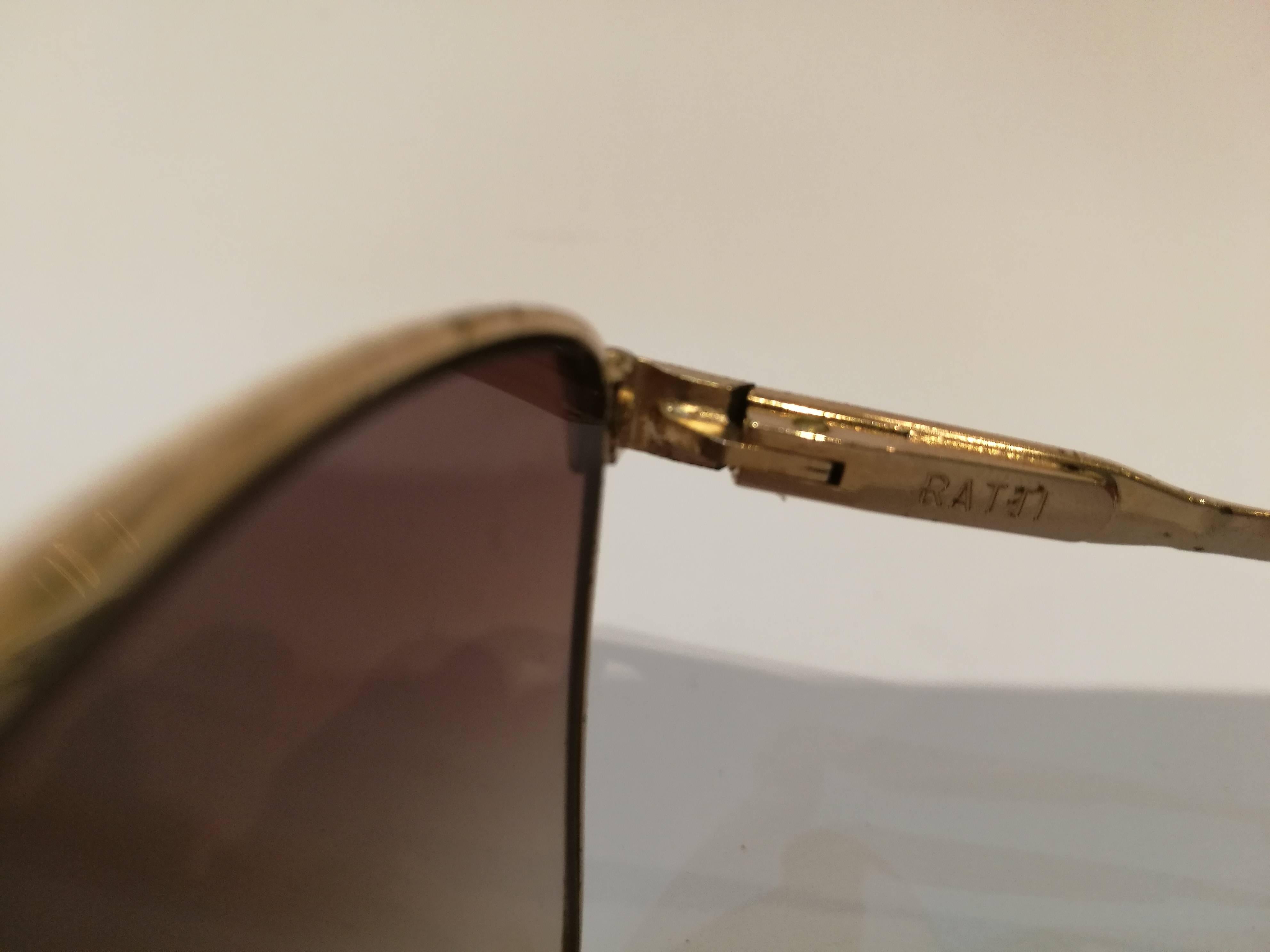 1980s Perosol Unworn Sunglasses
Gold tonehardware