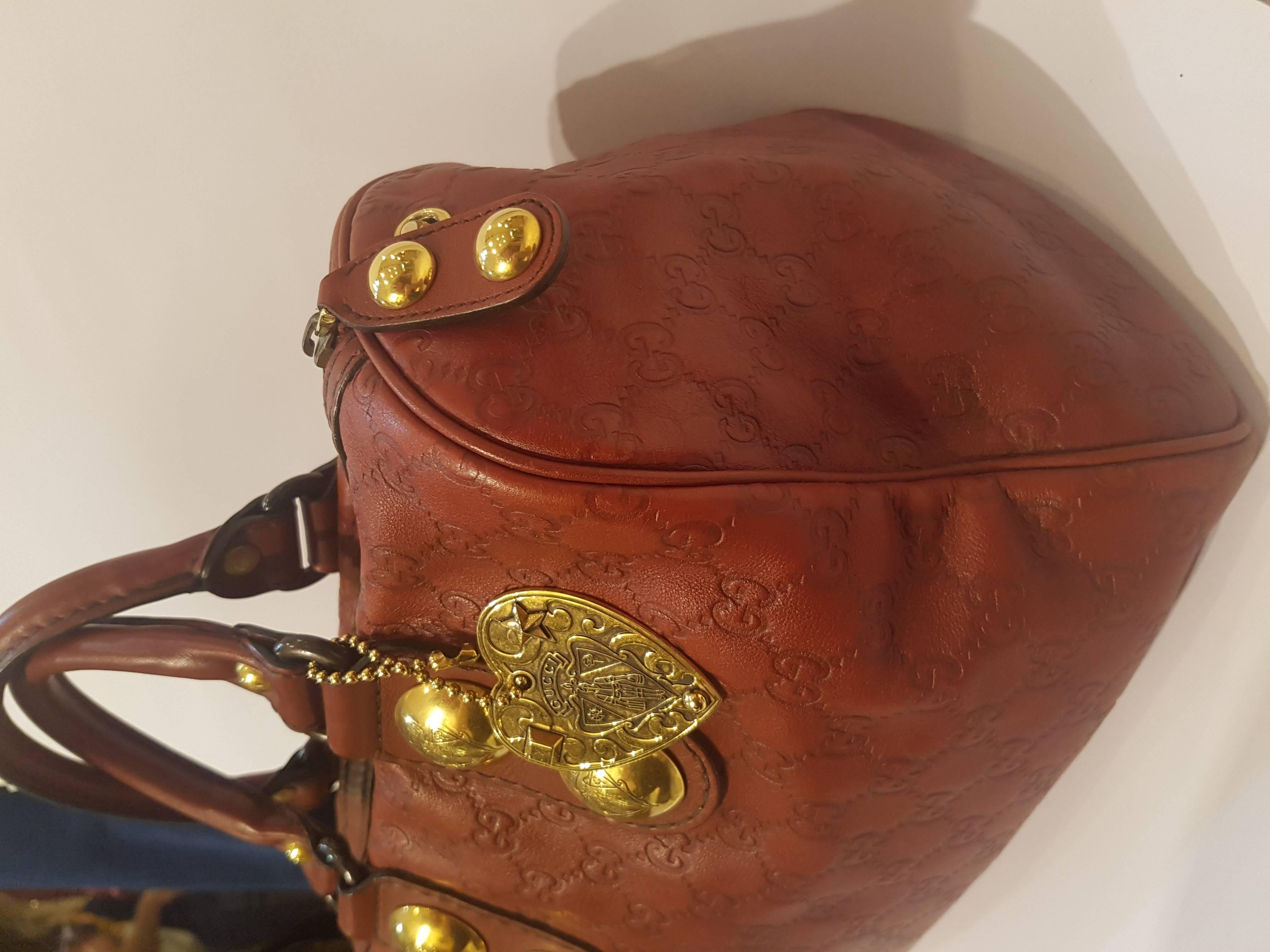 Gucci Red Babouska Boston Bag 3