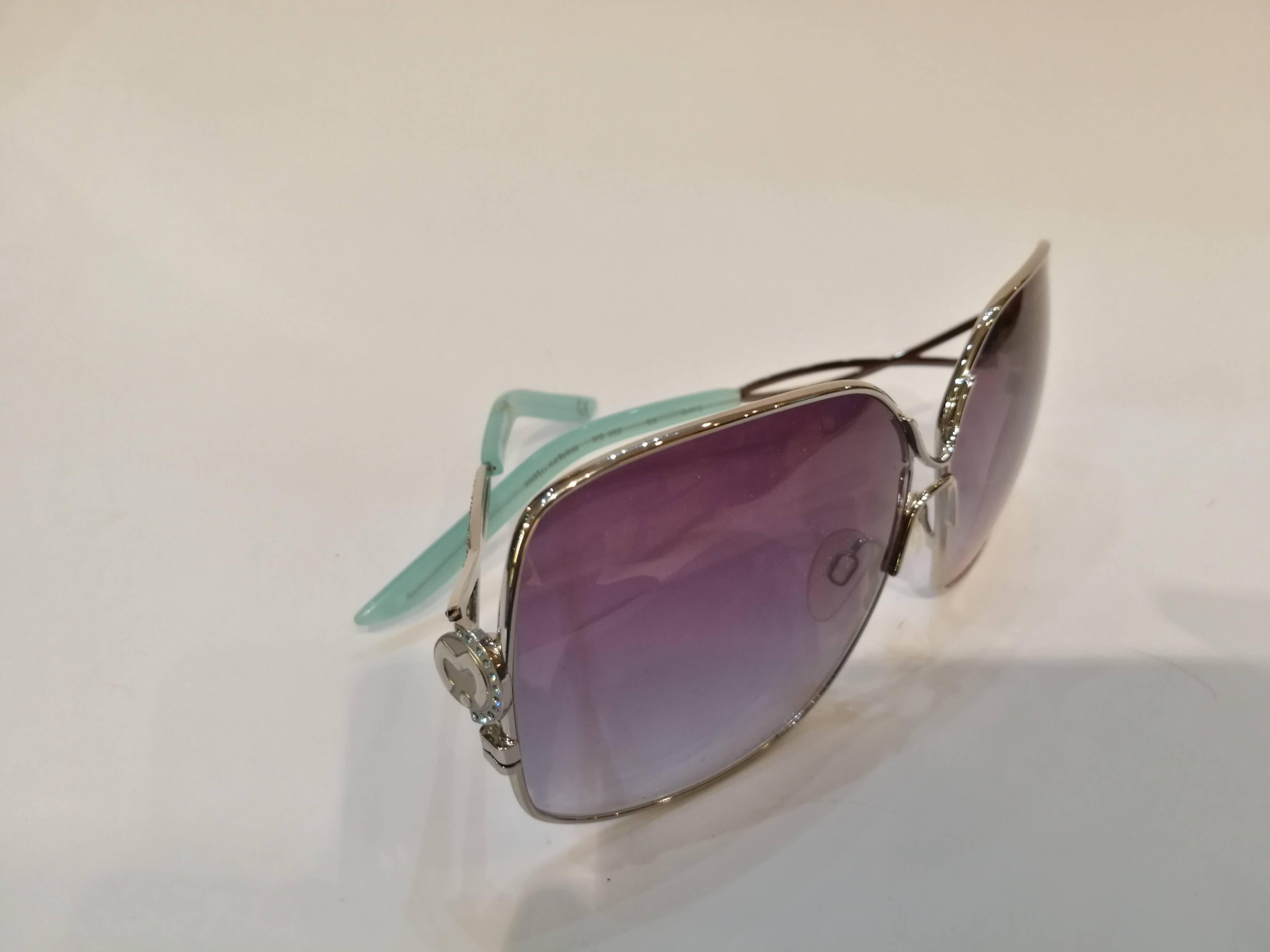 Mila Schon Mehrfarbige Sonnenbrille (Grau) im Angebot