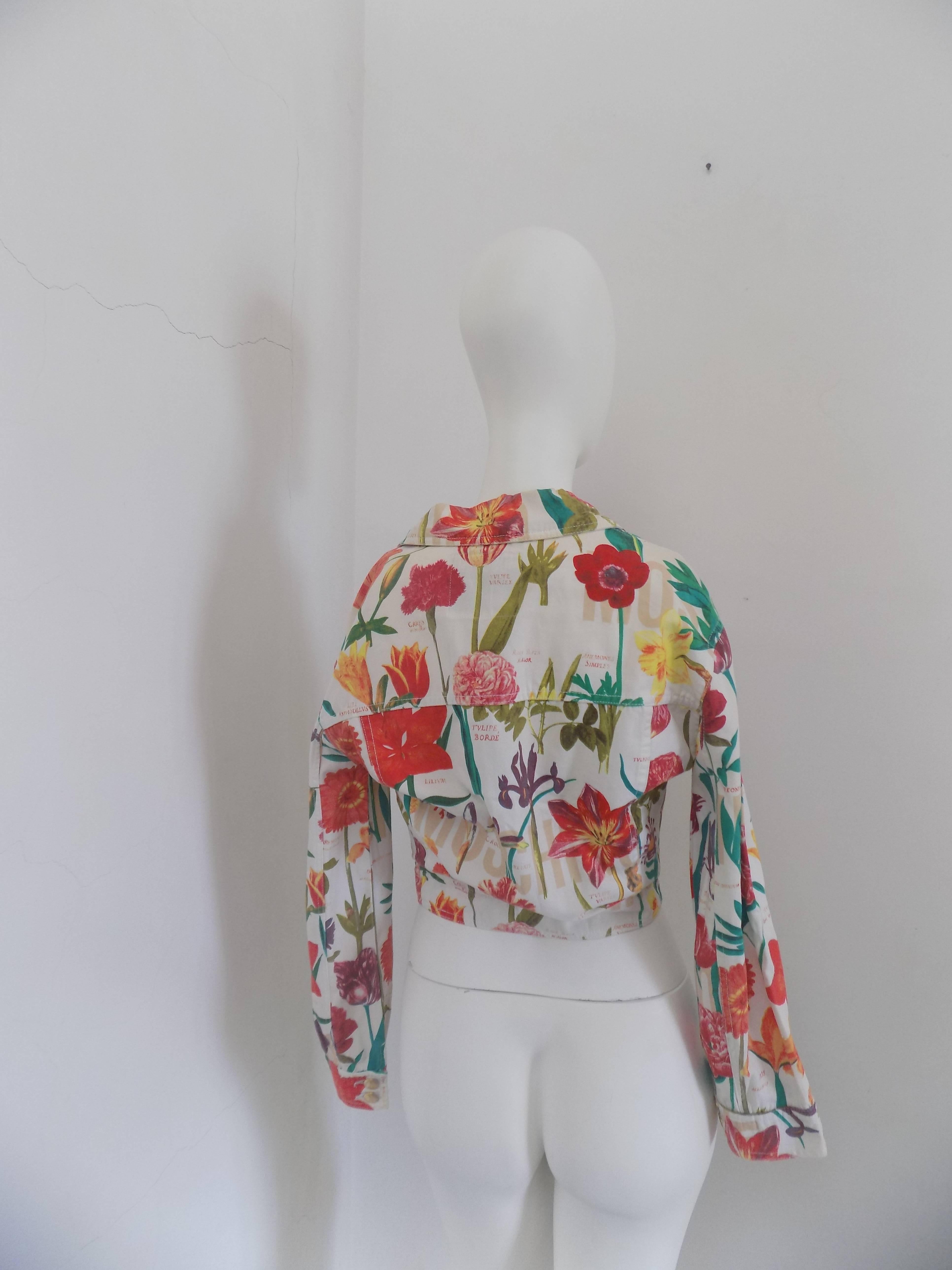 Moschino Multitone Jacket In Excellent Condition For Sale In Capri, IT