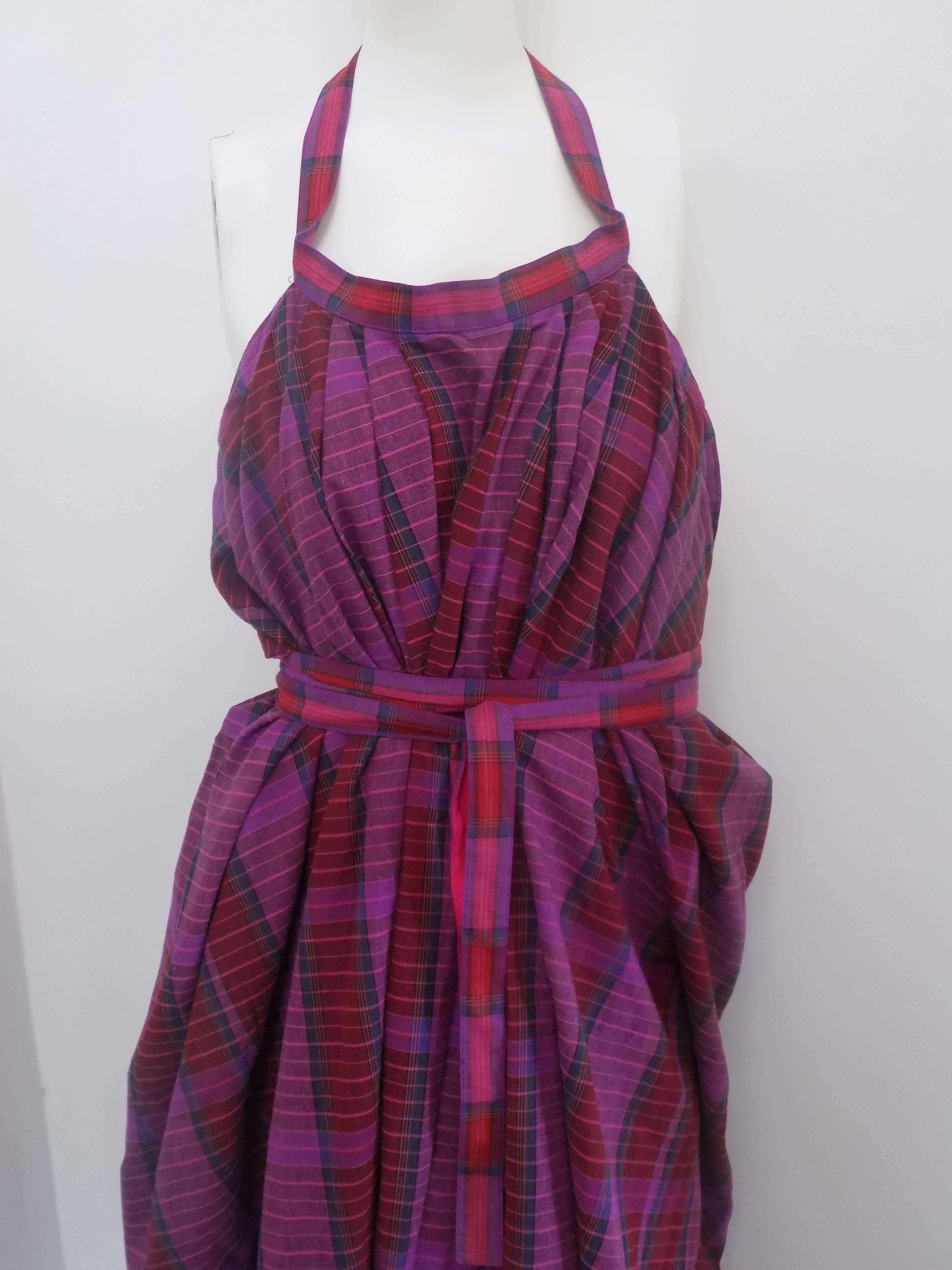 1980 Kenzo Purple Dress

Can be easily used as a skirt

Totally made in France 

100% cotton

Size: 40