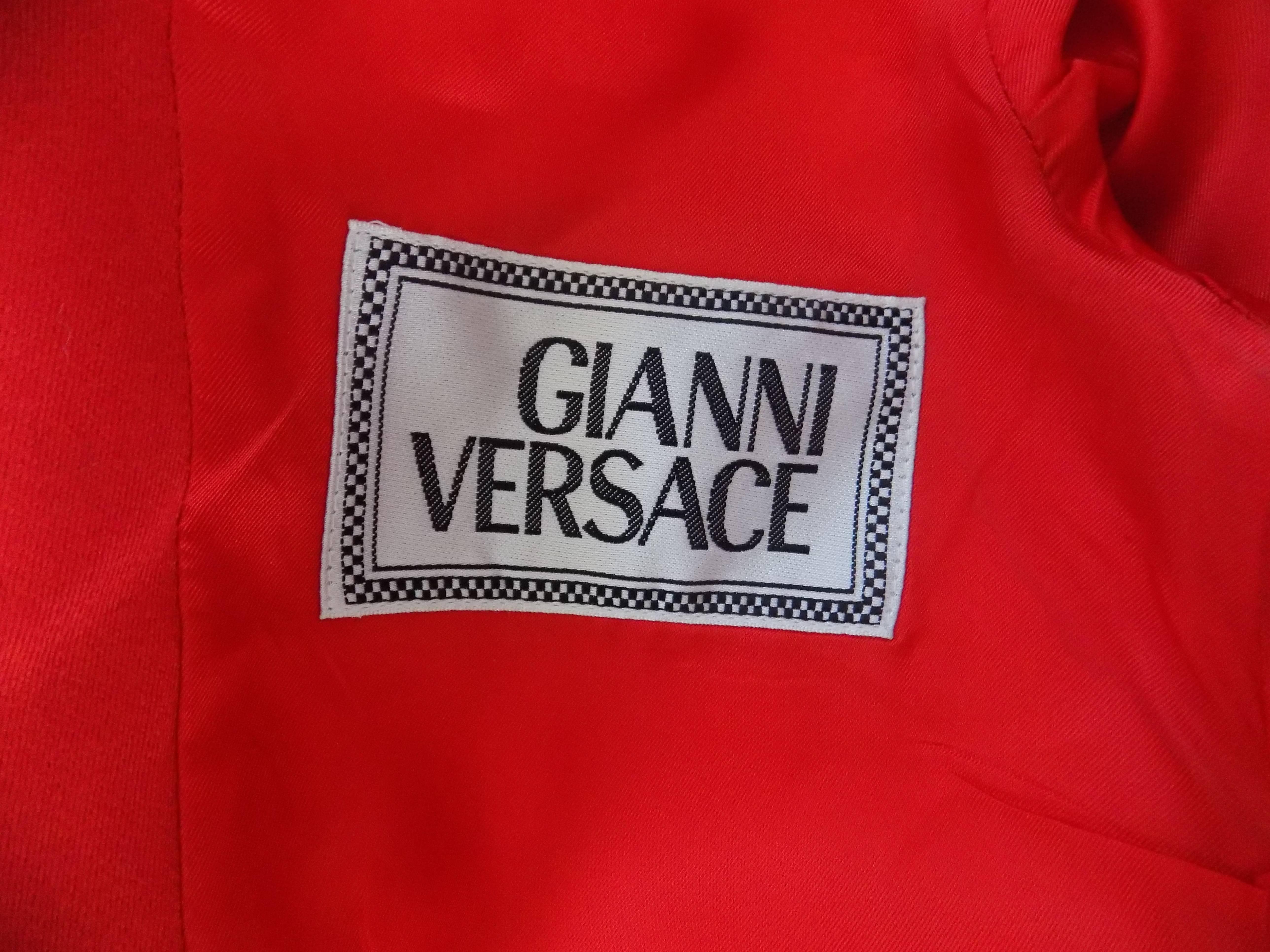 Women's 1990s Gianni Versace Wool Suit Tailleur
