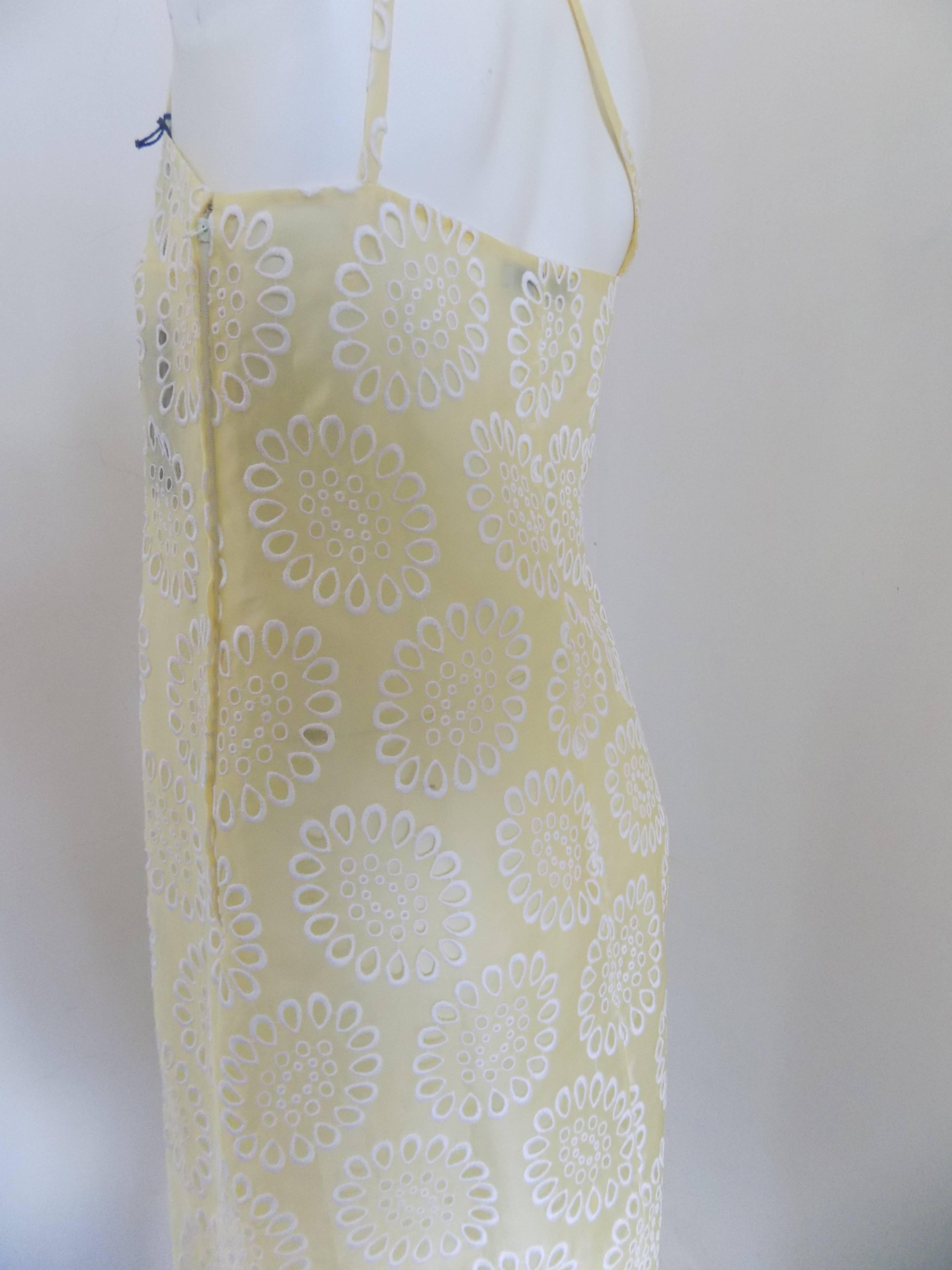 Prada Light Yellow Dress In New Condition For Sale In Capri, IT