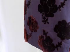 Prada Velvet black purple skirt