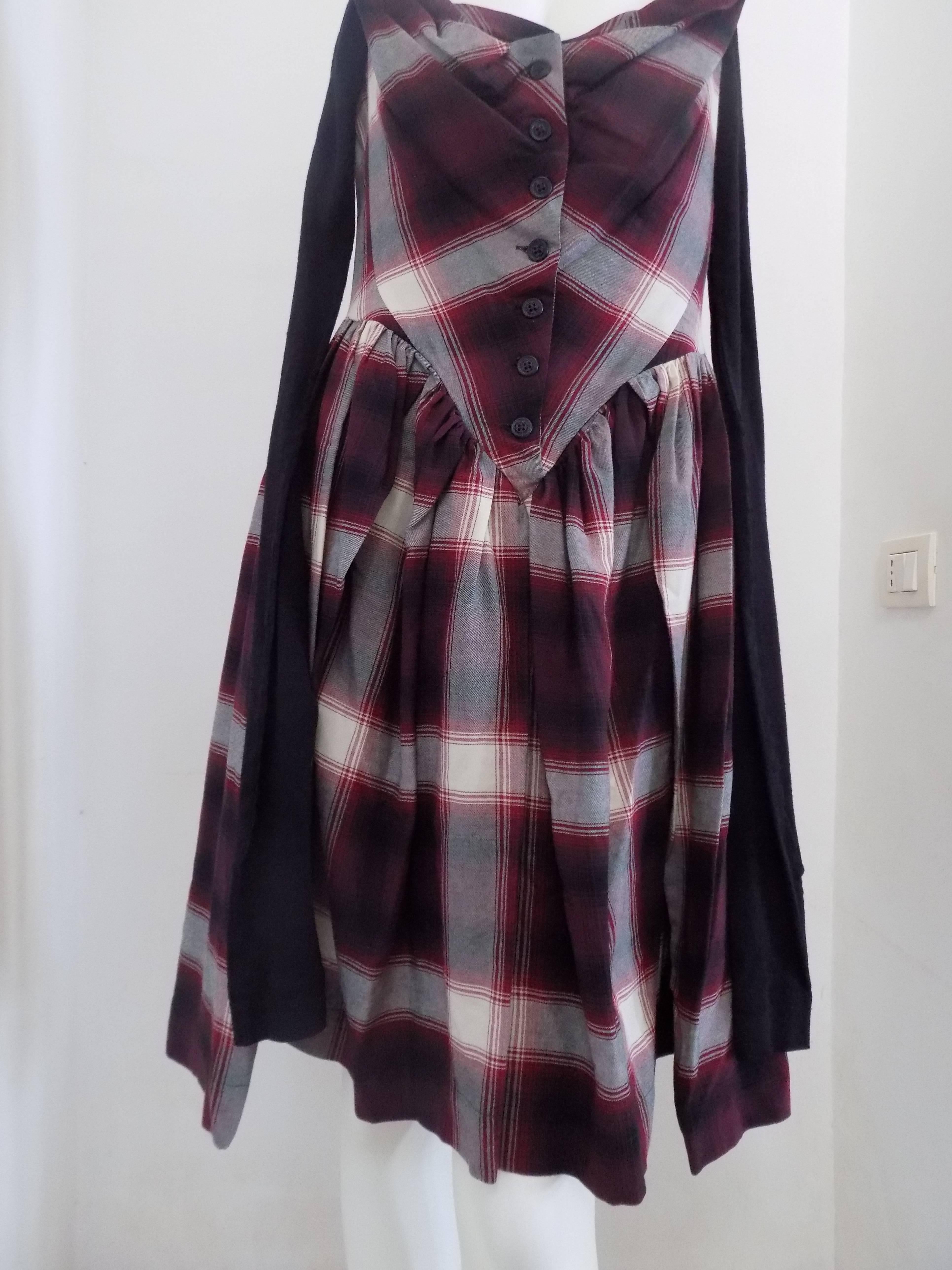 Black Vivienne Westwood Tartan Dress