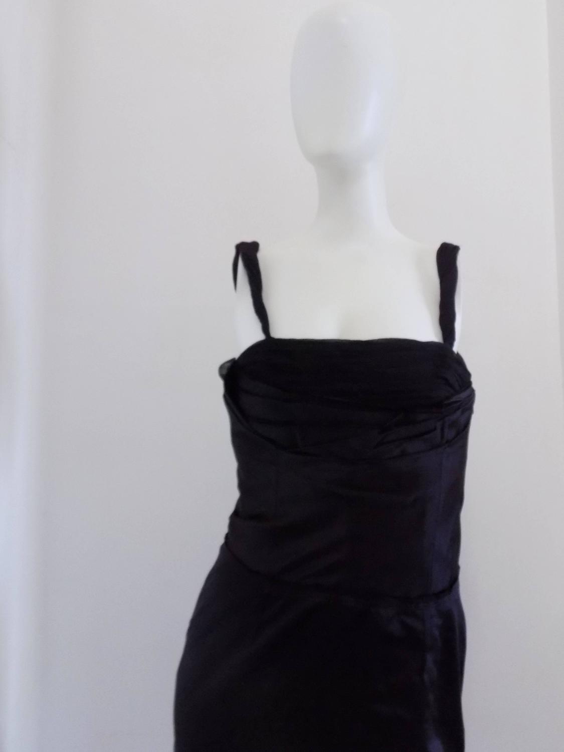 Prada Black Dress NWOT For Sale at 1stdibs