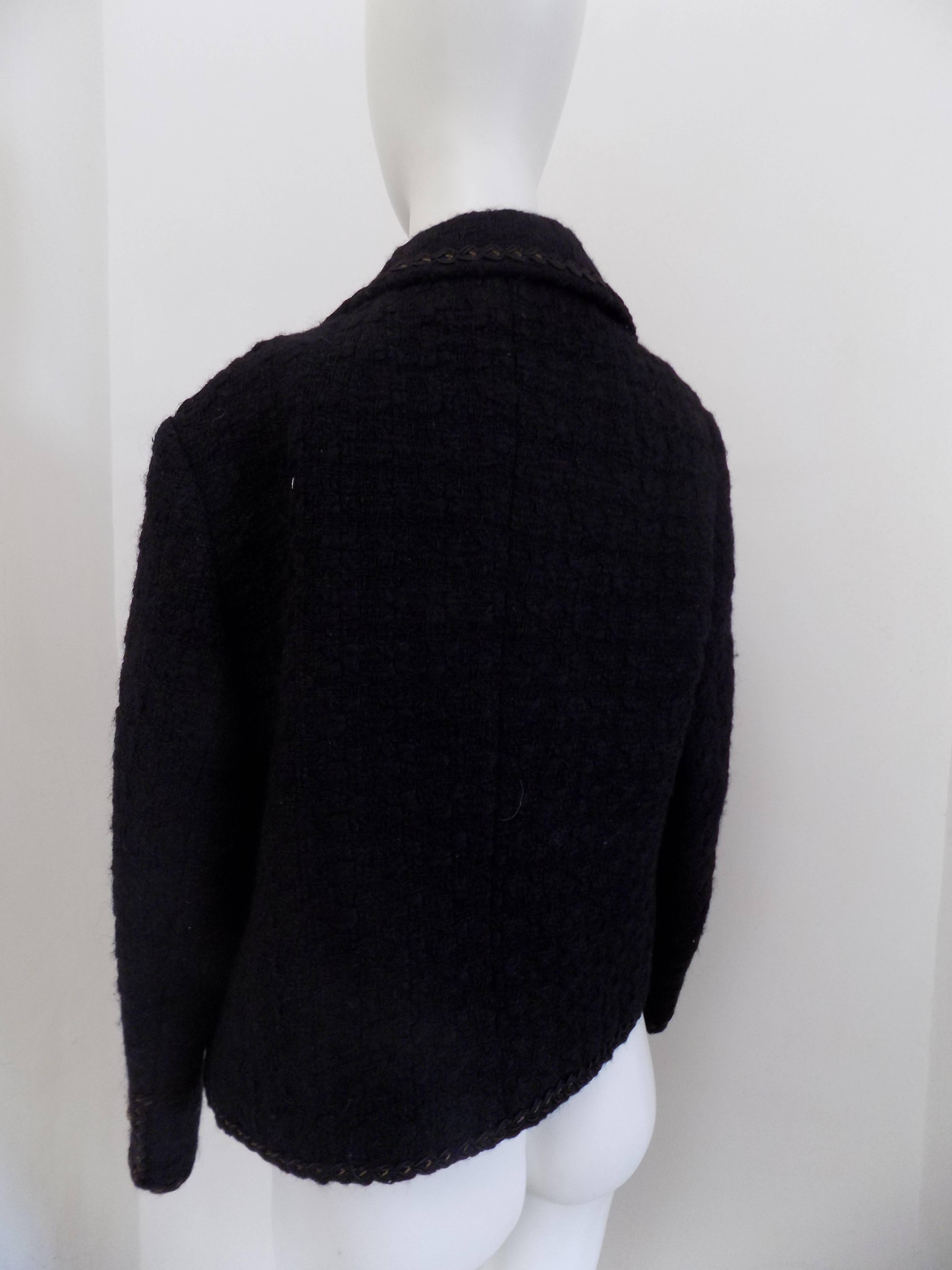 Icemper black jacket In Excellent Condition For Sale In Capri, IT