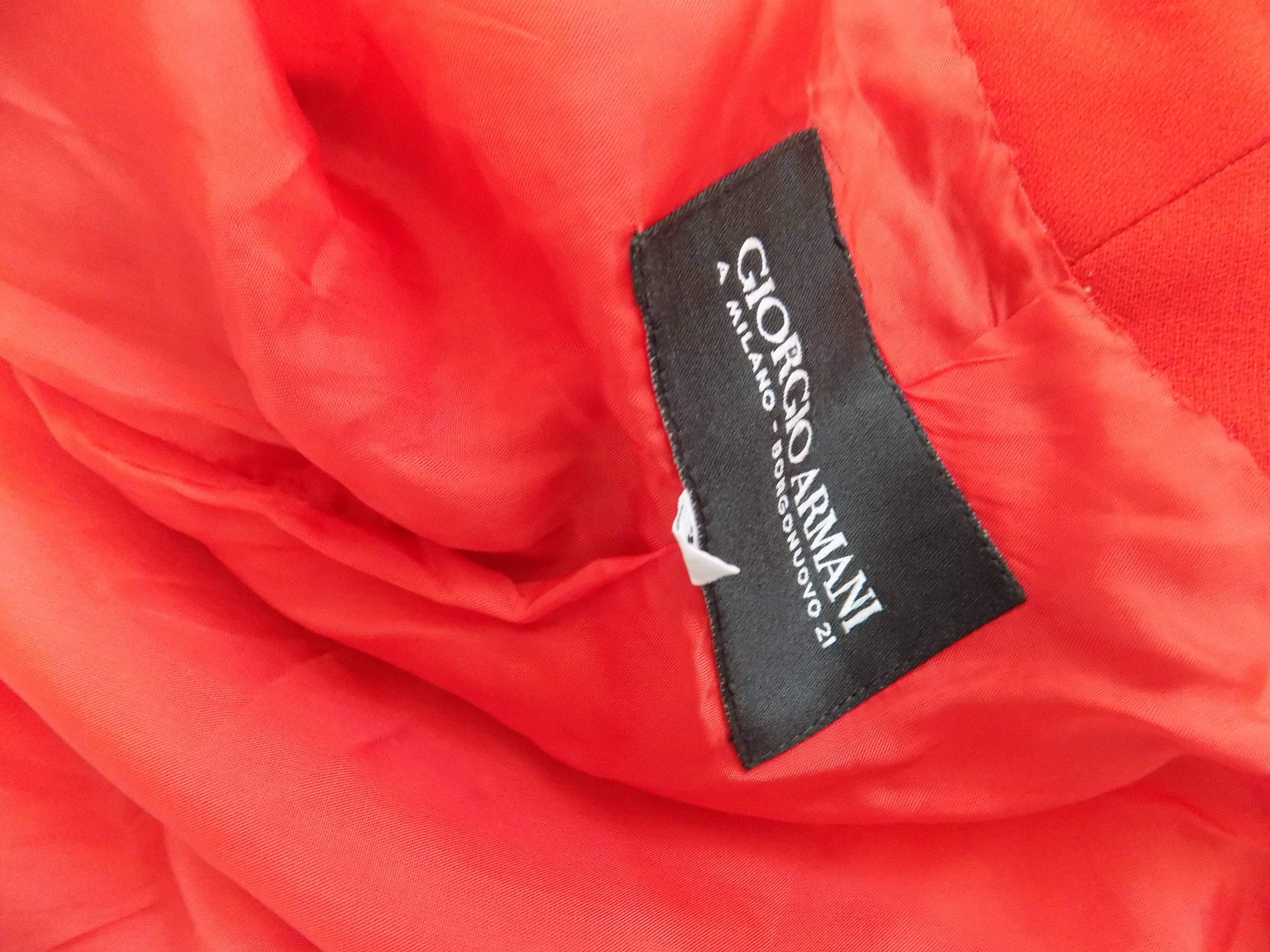 Red Giorgio Armani red jacket For Sale