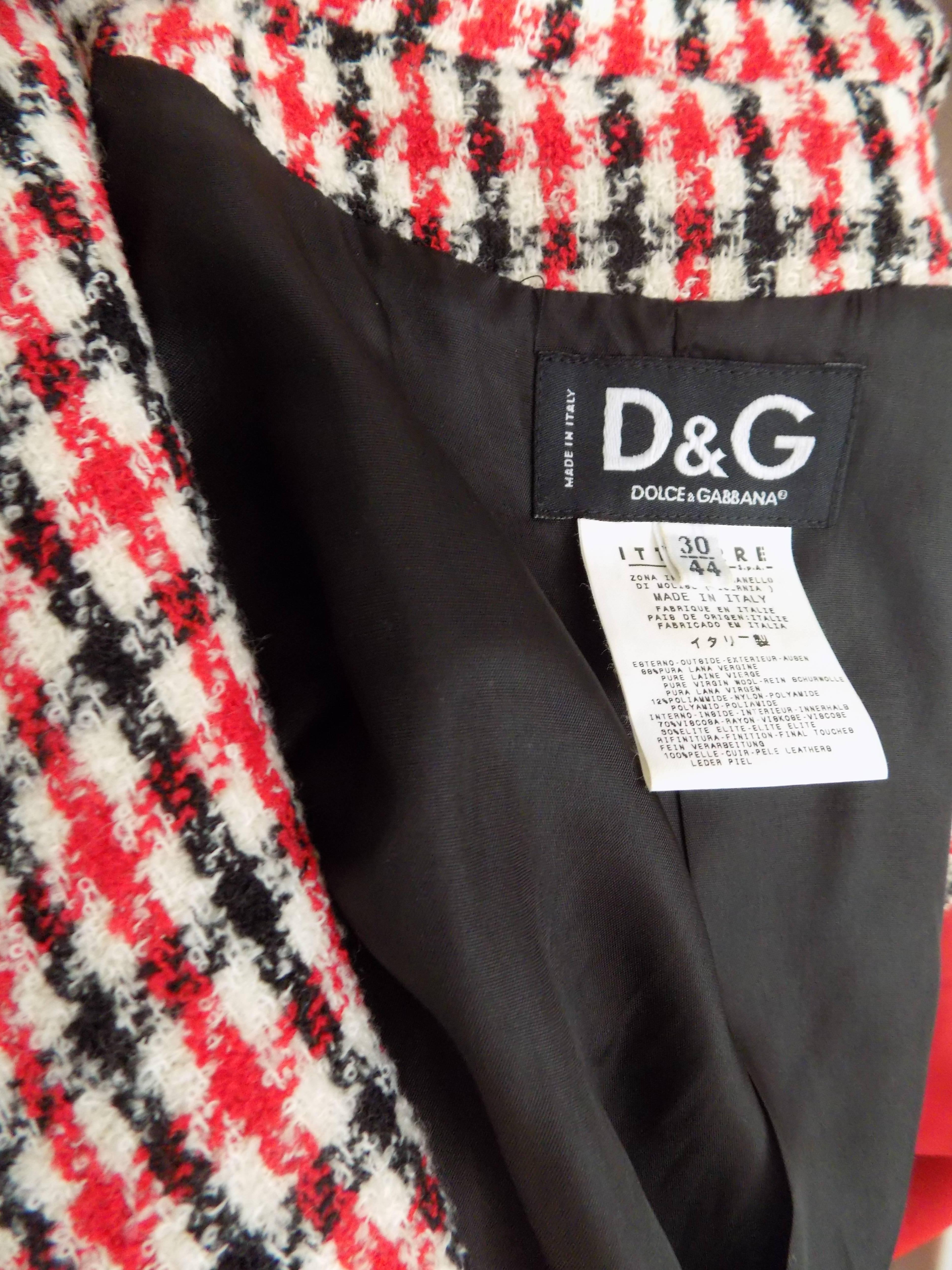 Brown Dolce Gabbana D&G jacket