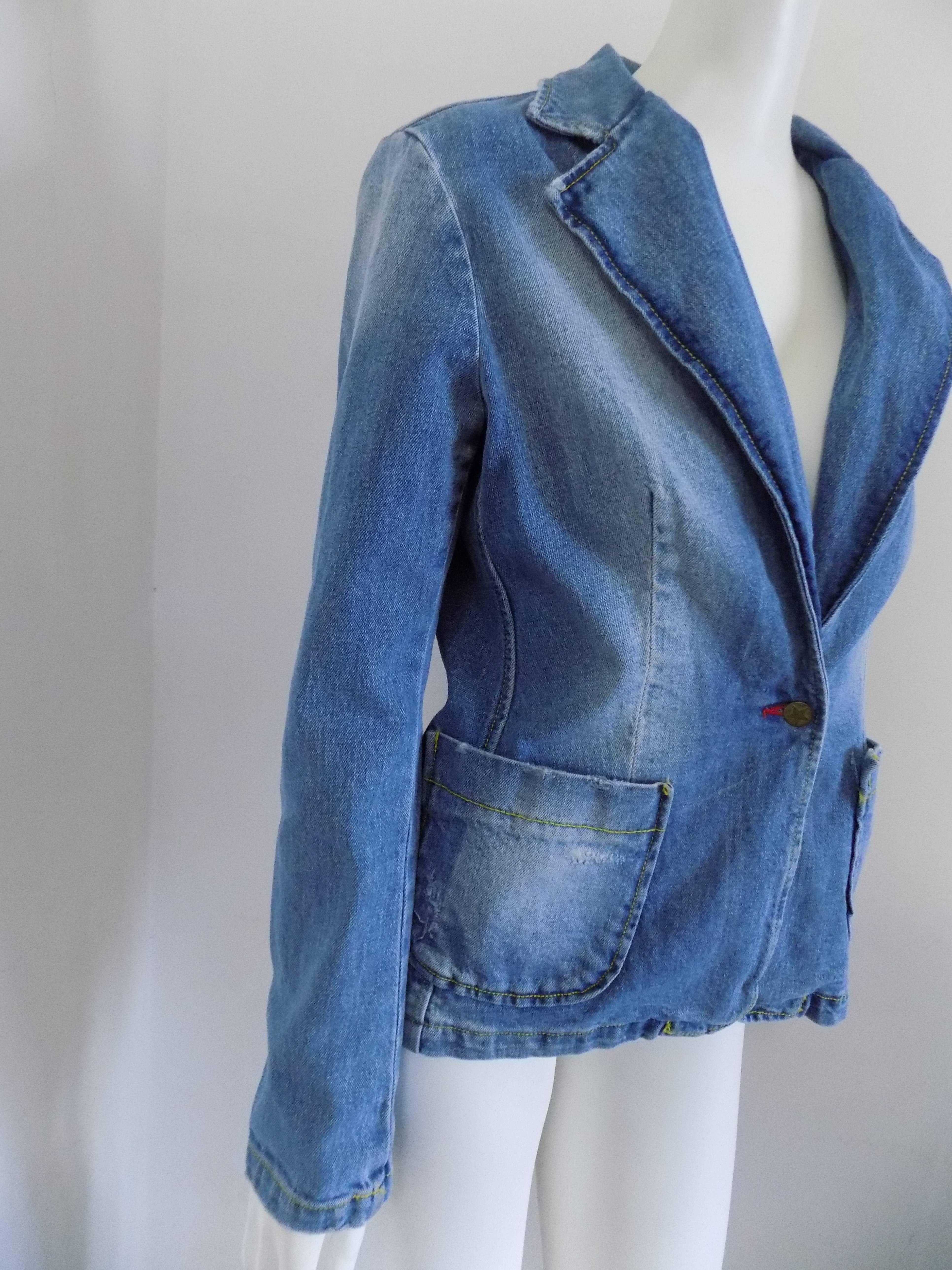 Jo Kang limited edition cotton denim jacket
size s 
