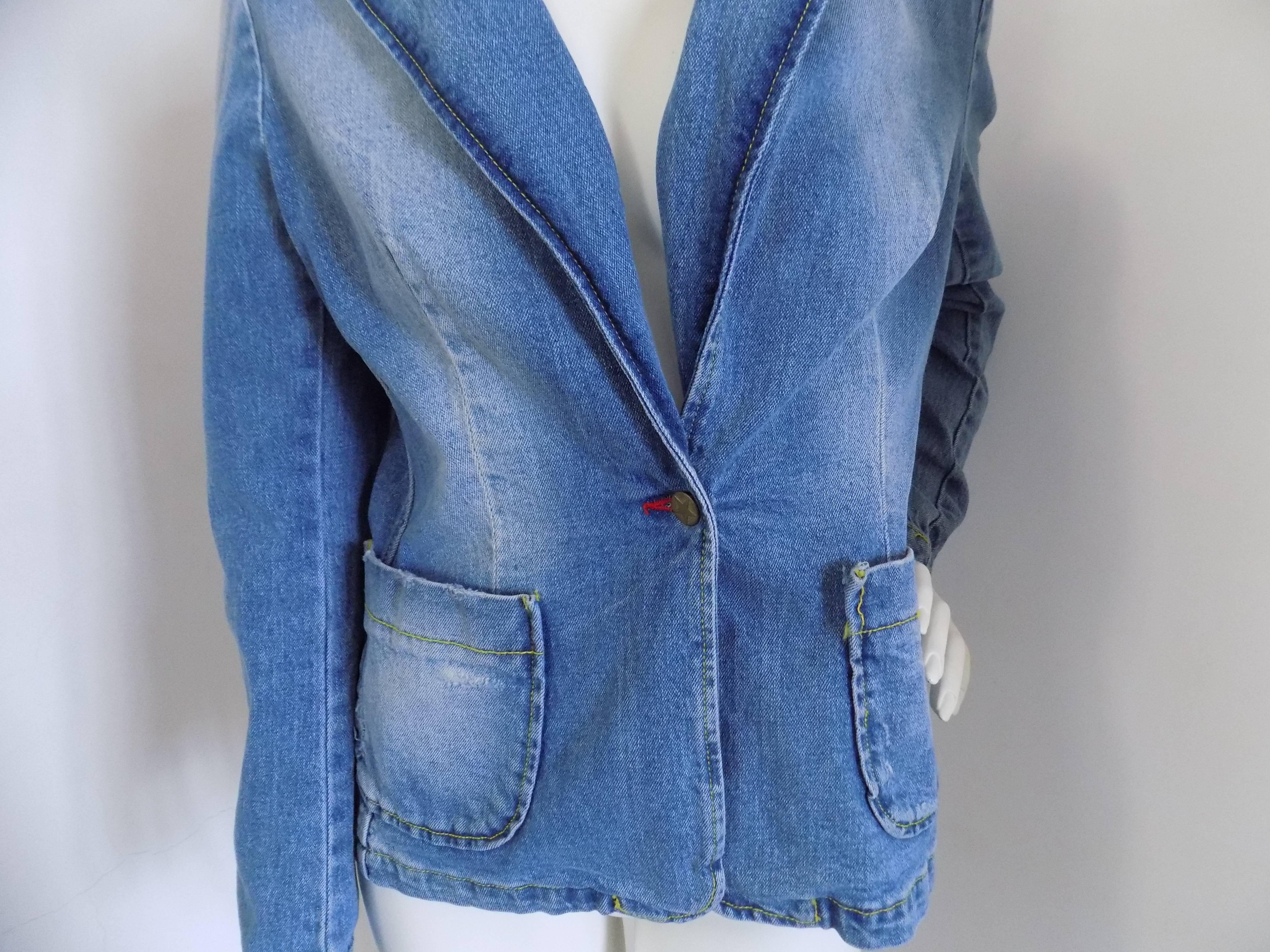 Blue Jo Kang limited edition cotton denim jacket