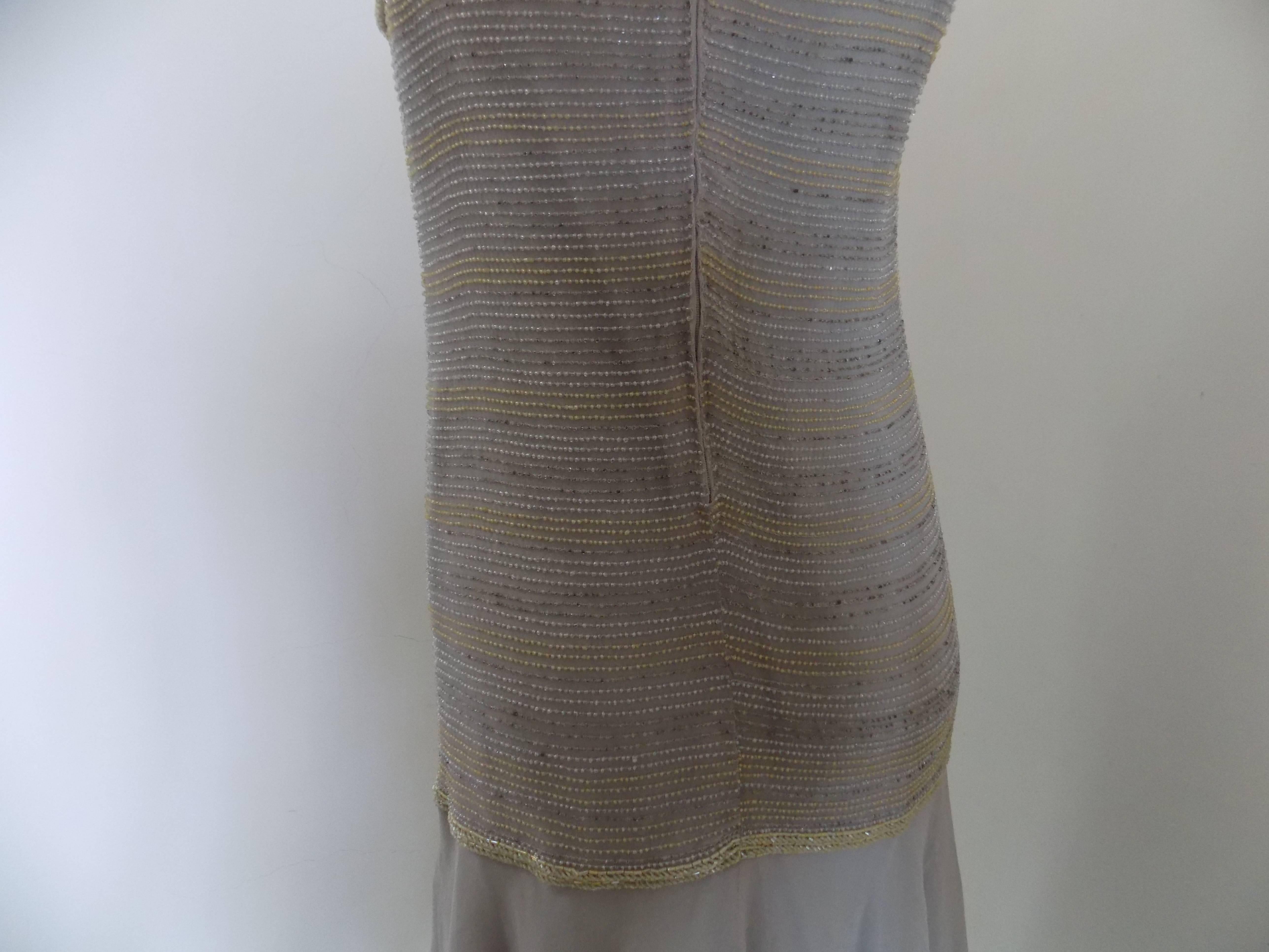 Women's simon and cailand's grey long dress