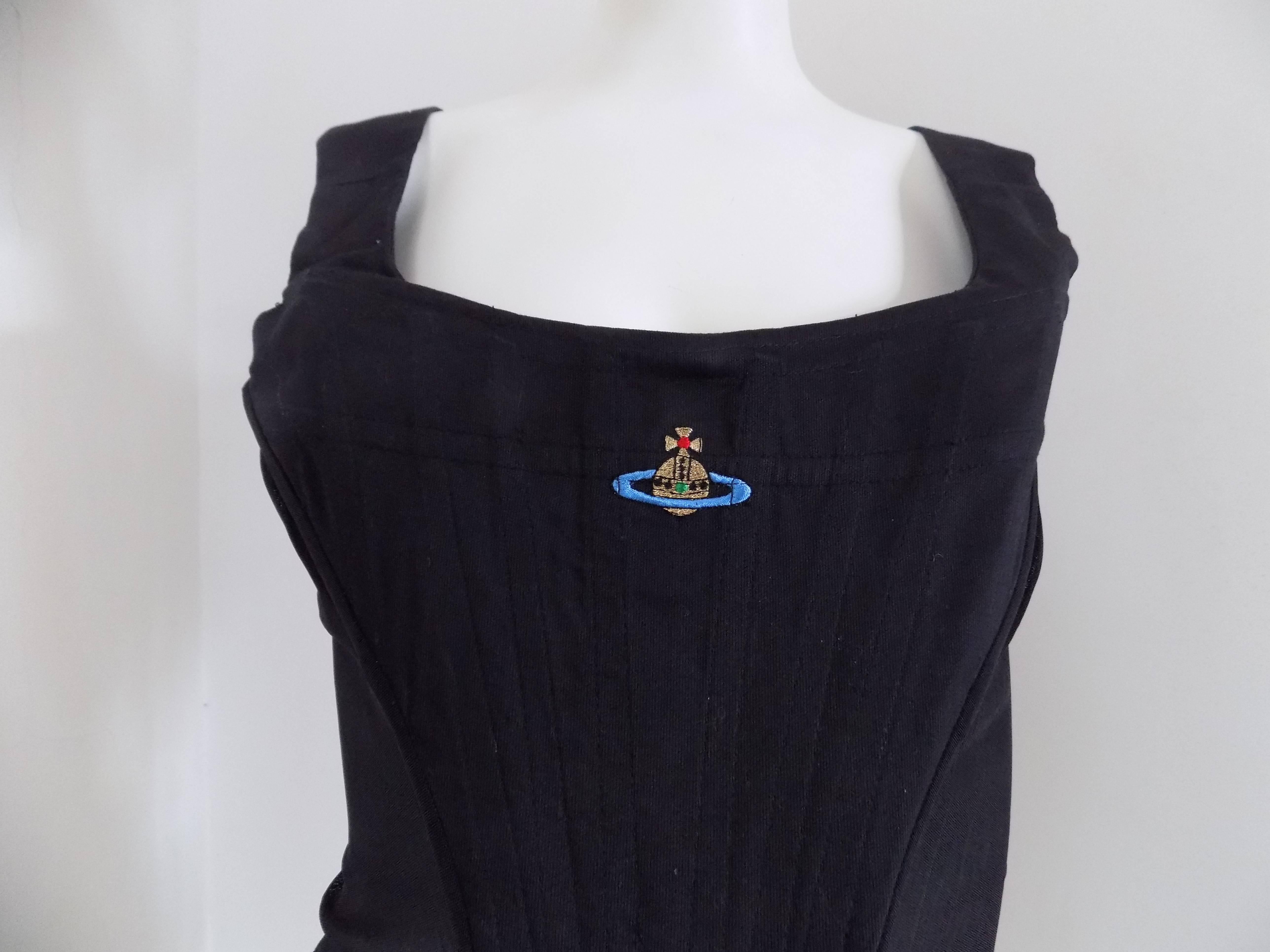 Vivienne Westwood Red Label black corset in size 44