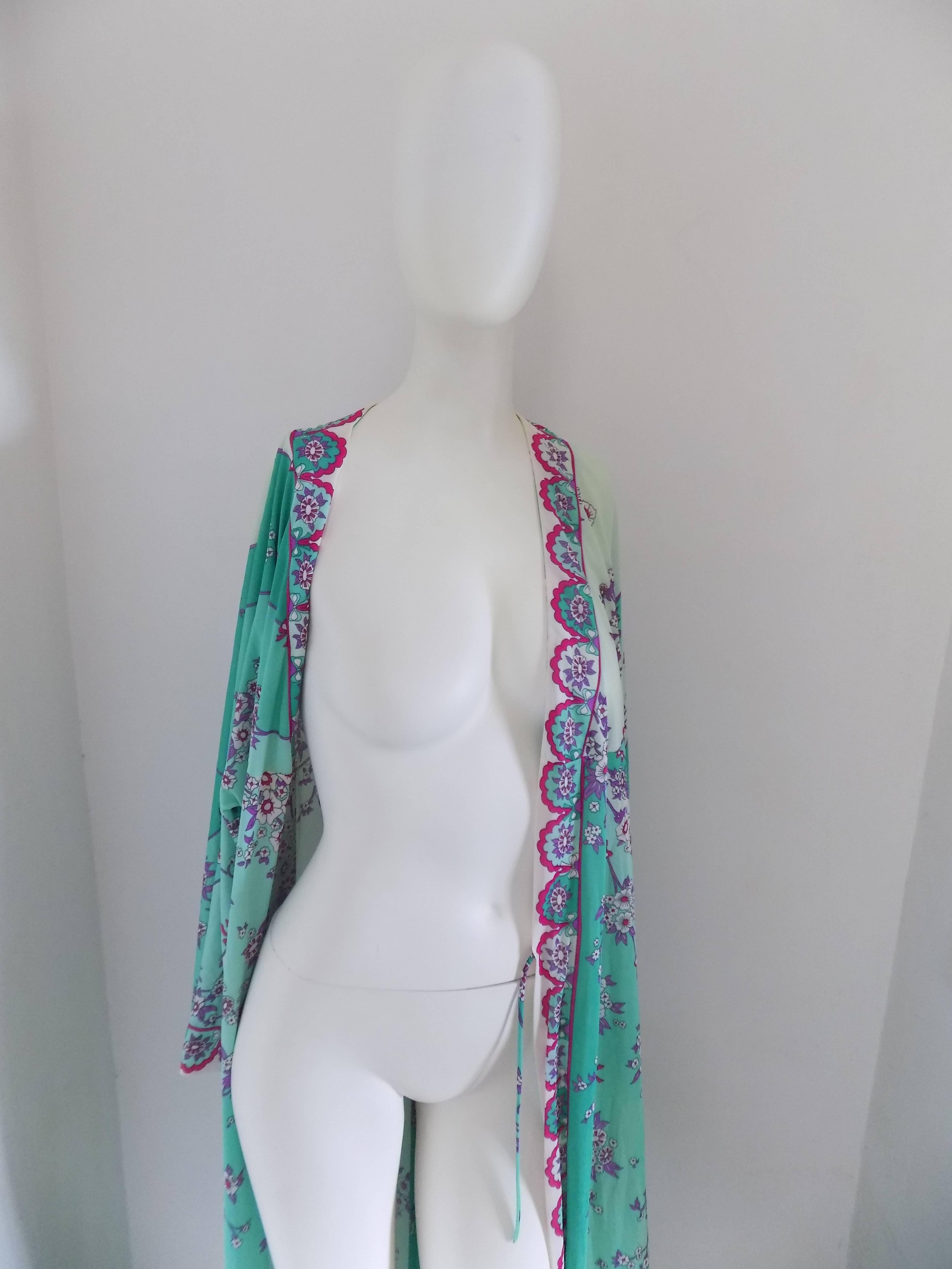 Women's 1980s Emilio Pucci for FR long jacket - Gown