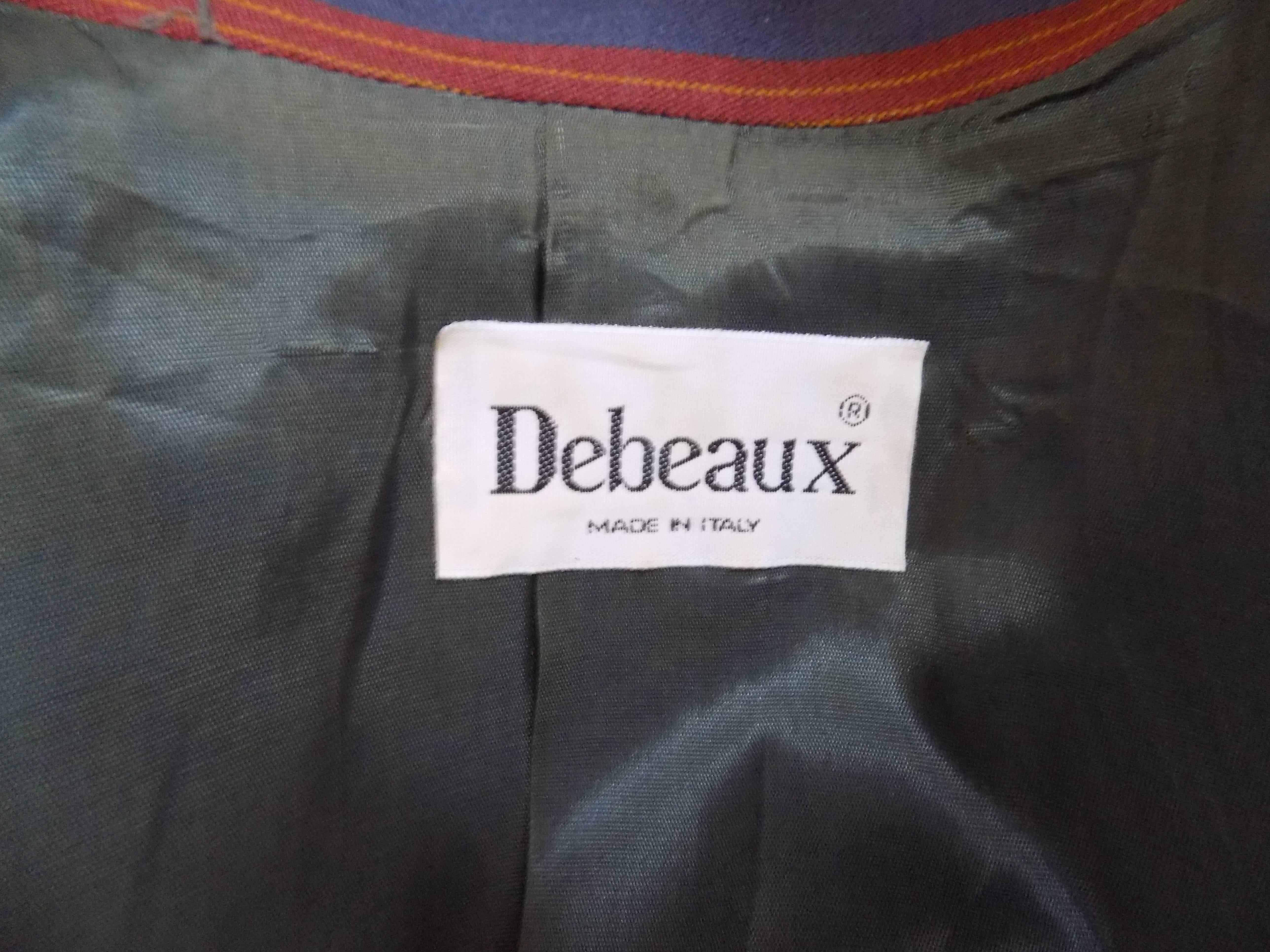 Debeaux - Veste multicolore des années 1970  en vente 1
