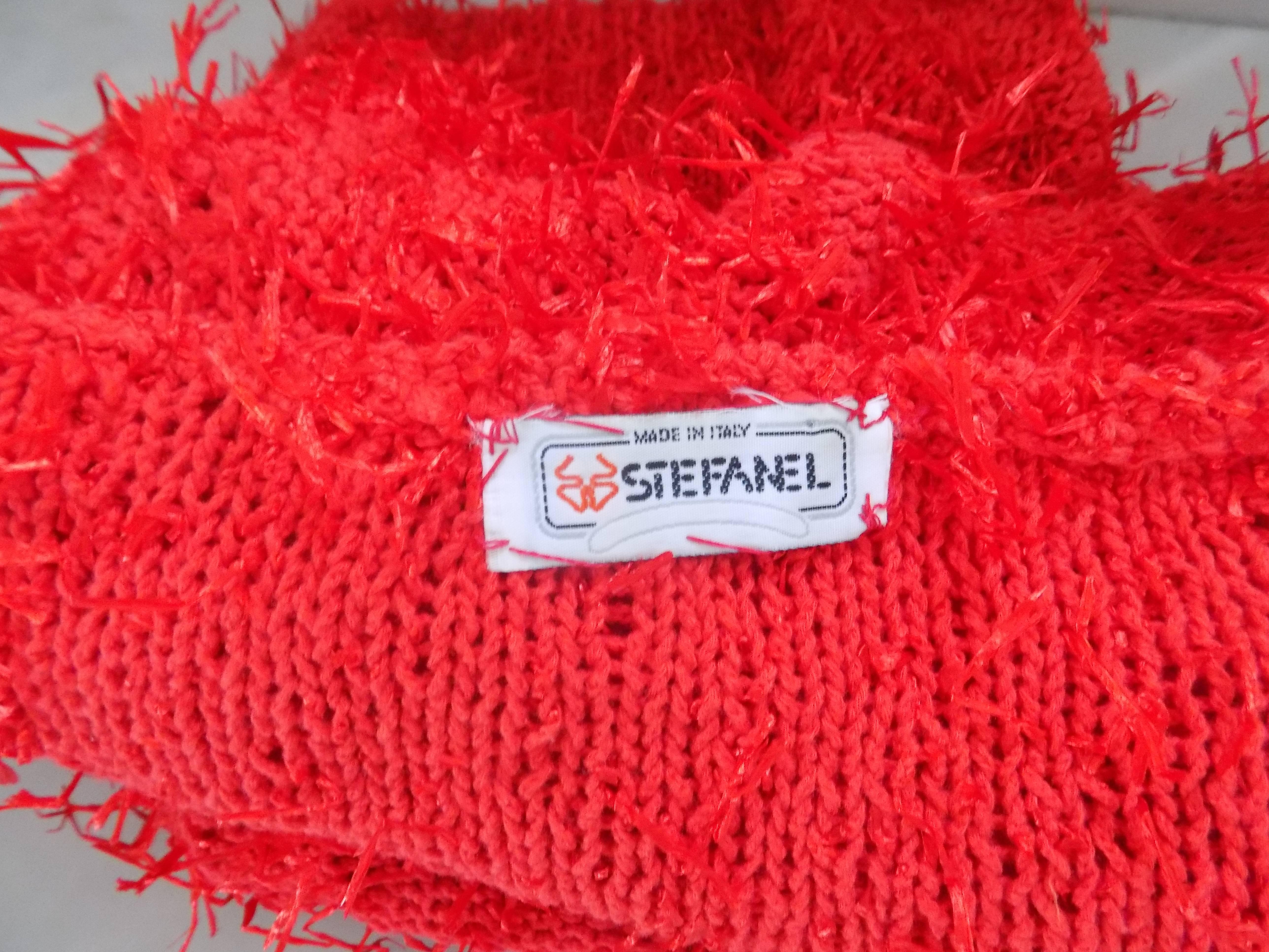 1980s Stefanel Red Shirt 1